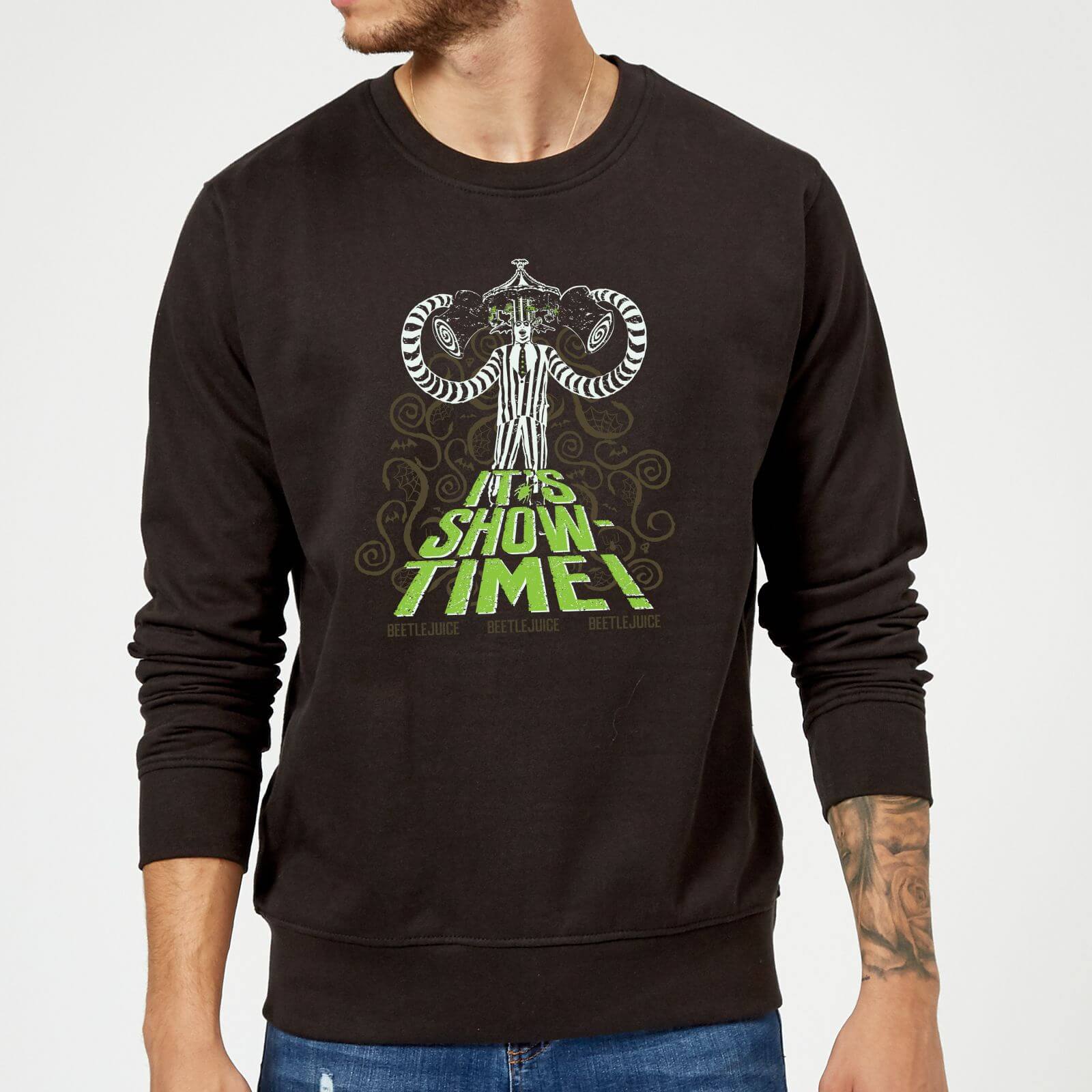 Beetlejuice It's Show-Time Sweatshirt - Black - 5XL - Black