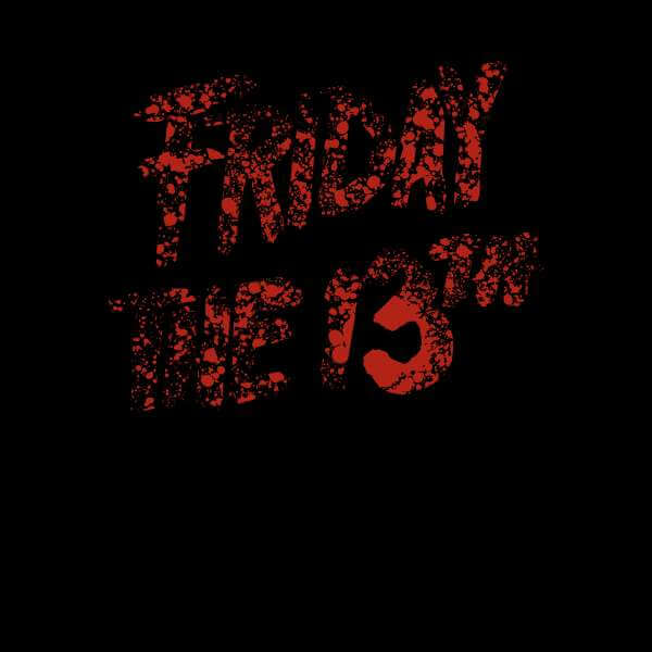 Friday the 13th Logo Blood Sweatshirt - Black - L - Black