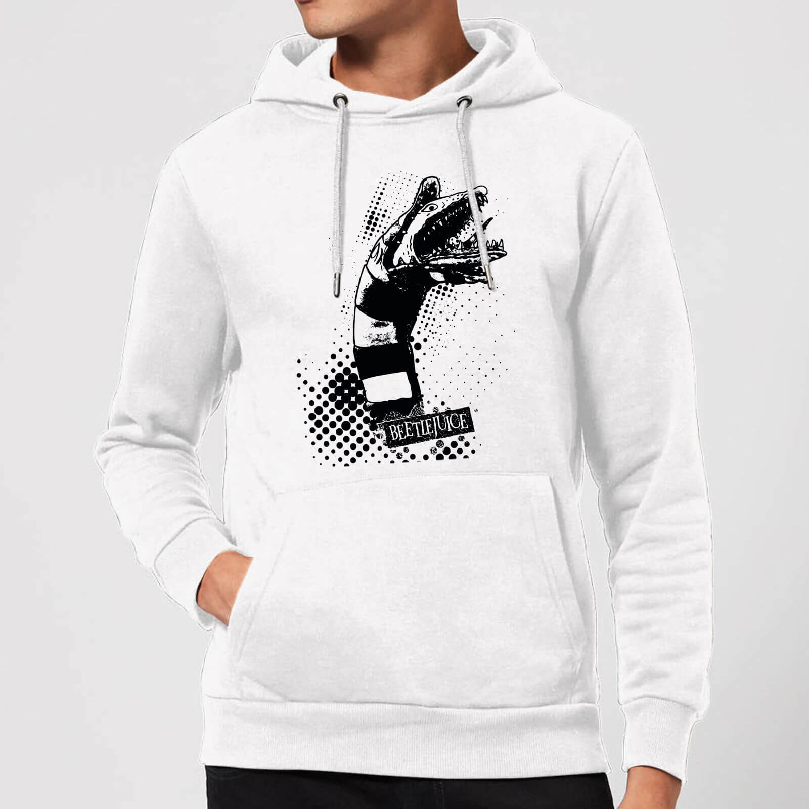 Beetlejuice Sandworm Attack Hoodie - White - XL - White