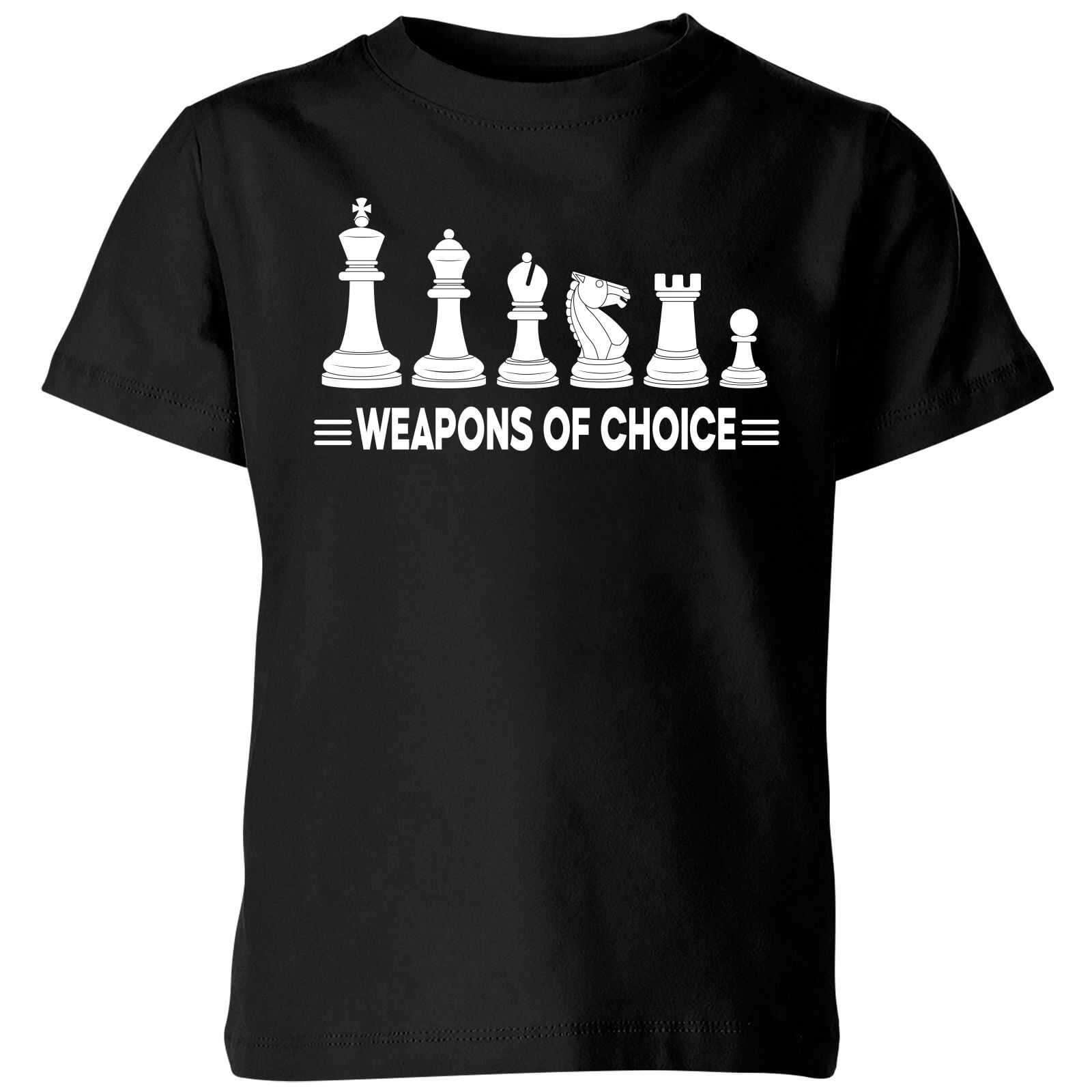 Weapons Of Choice Monochrome Kids' T-Shirt - Black - 3-4 Years - Black