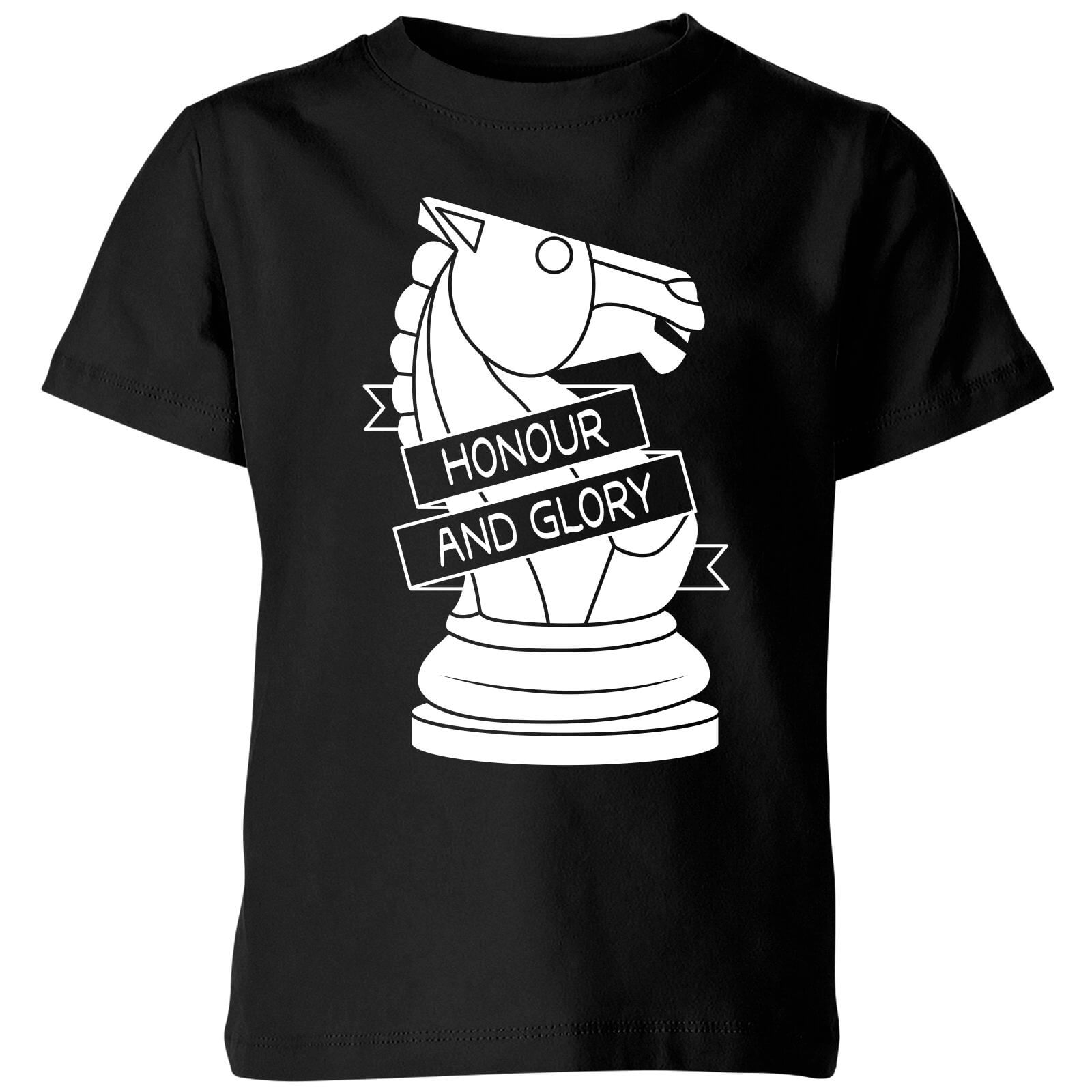 Knight Chess Piece Kids' T-Shirt - Black - 7-8 Years - Black