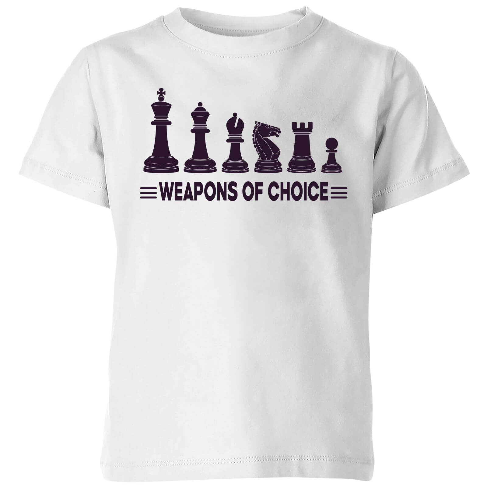 Weapons Of Choice Kids' T-Shirt - White - 3-4 Years - White