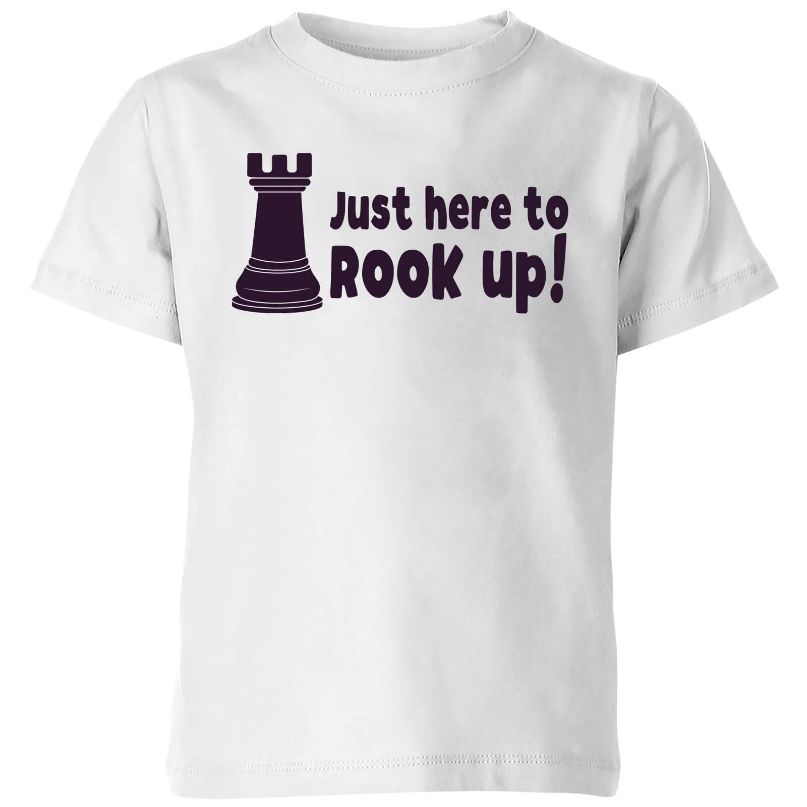 Just Here To Rook Up! Kids' T-Shirt - White - 3-4 Years - White