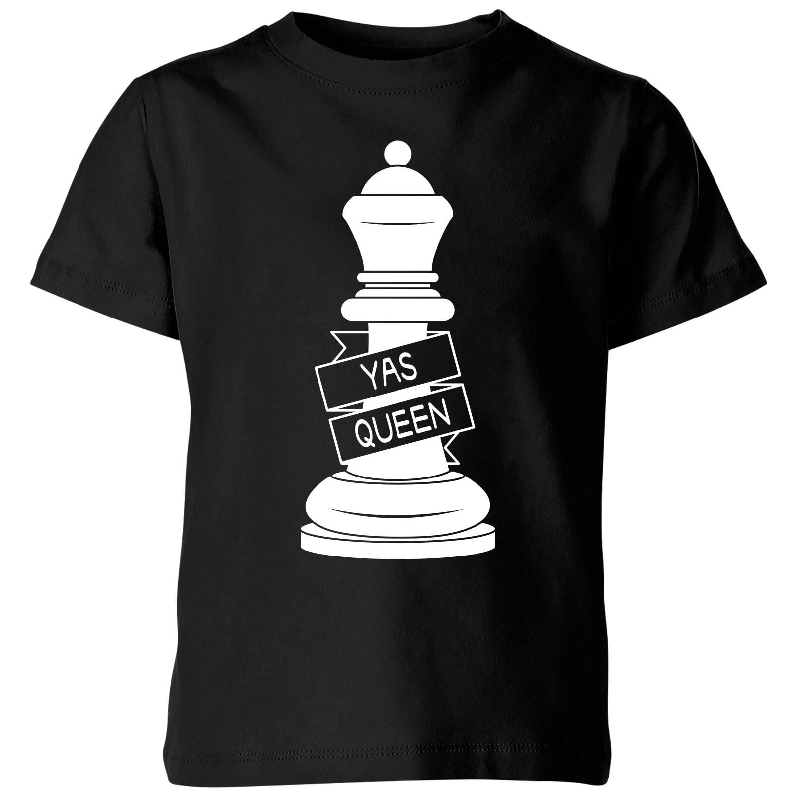 Queen Chess Piece Yas Queen Kids' T-Shirt - Black - 3-4 Years - Black