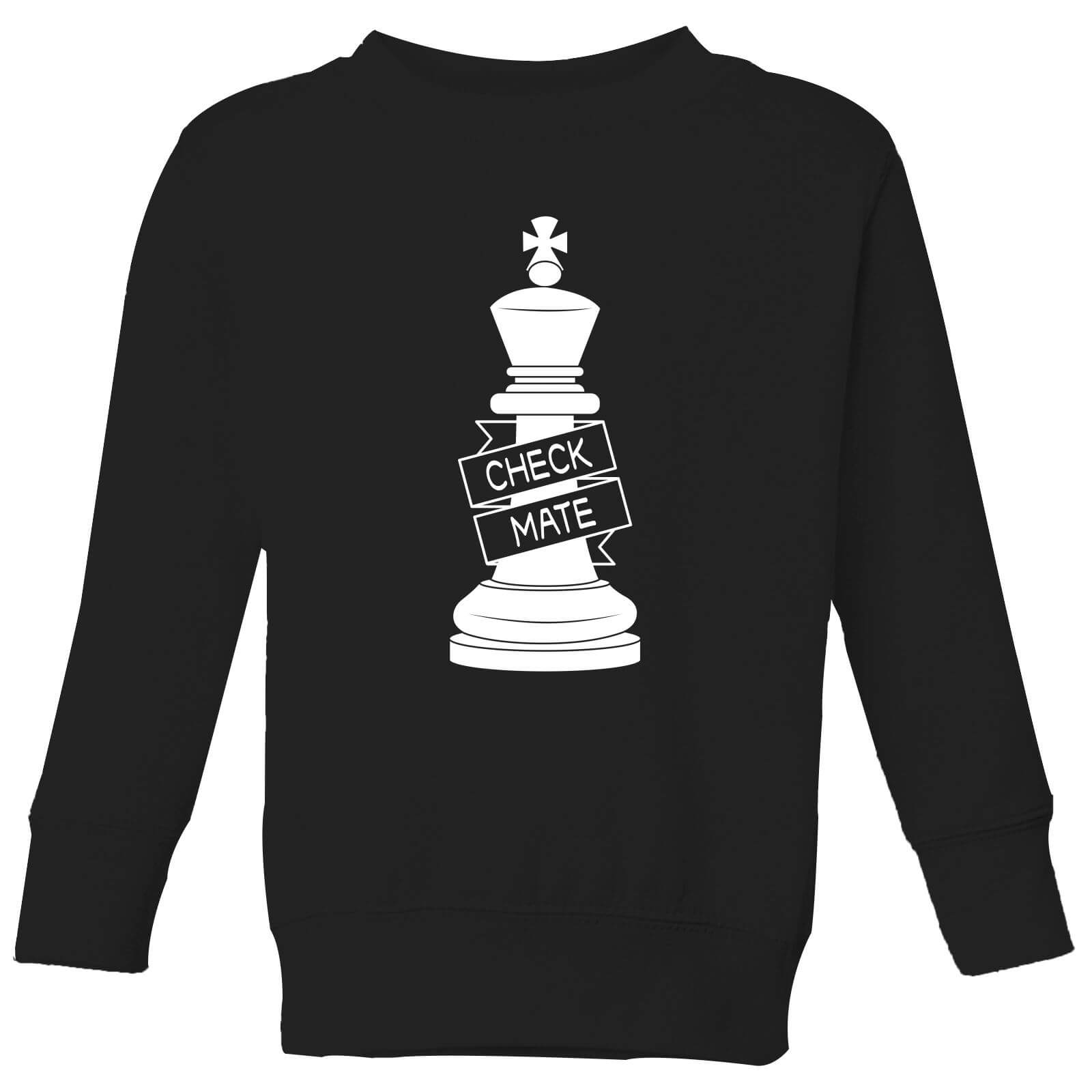 King Chess Piece Kids' Sweatshirt - Black - 11-12 Years - Black