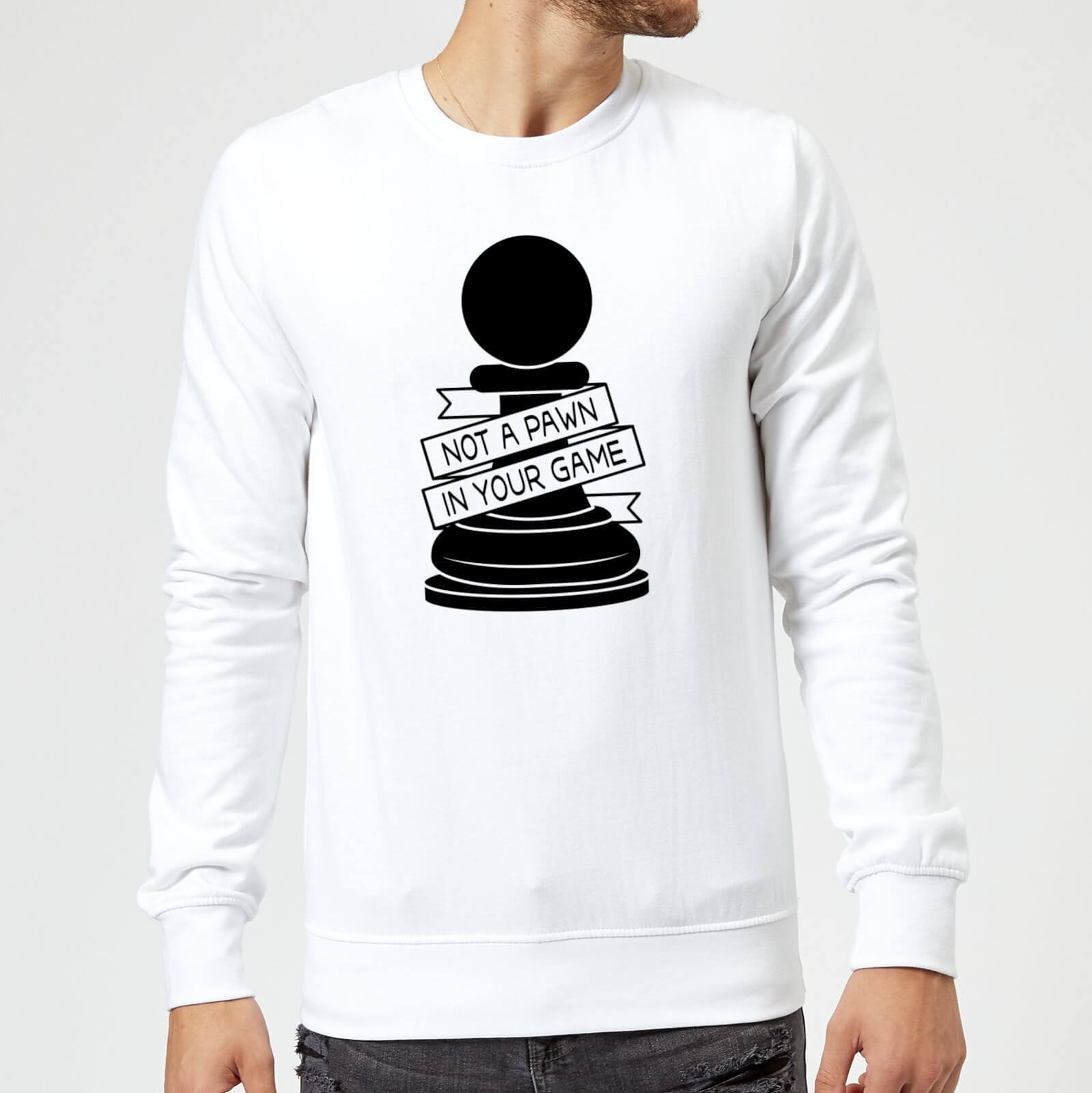 Pawn Chess Piece Sweatshirt - White - L - White