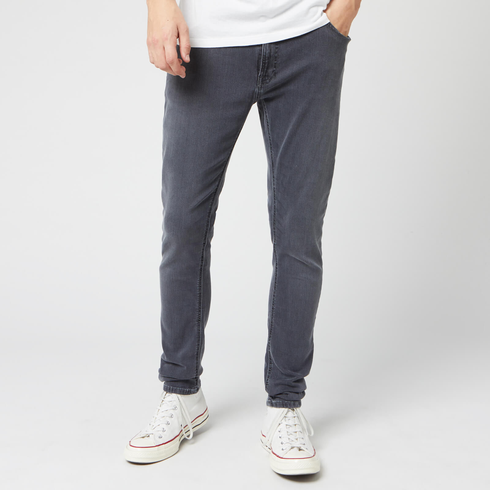 nudie skinny lin concrete grey