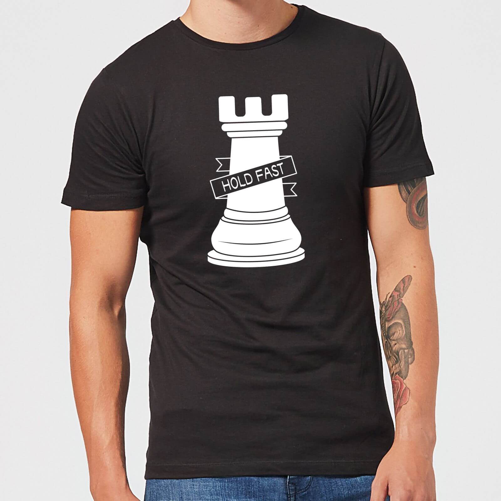 Rook Chess Piece Men's T-Shirt - Black - S - Black