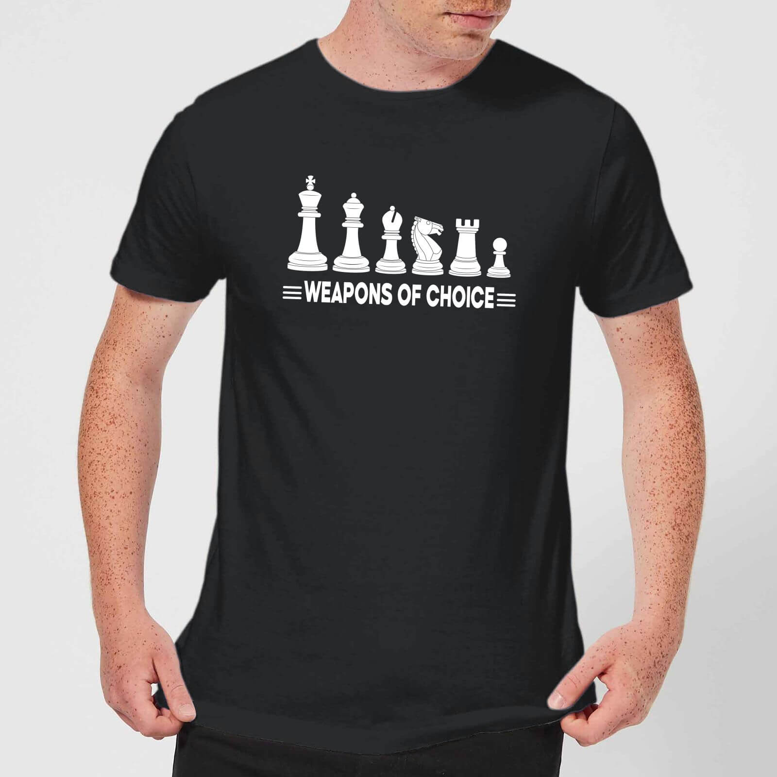 Weapons Of Choice Monochrome Men's T-Shirt - Black - S - Black