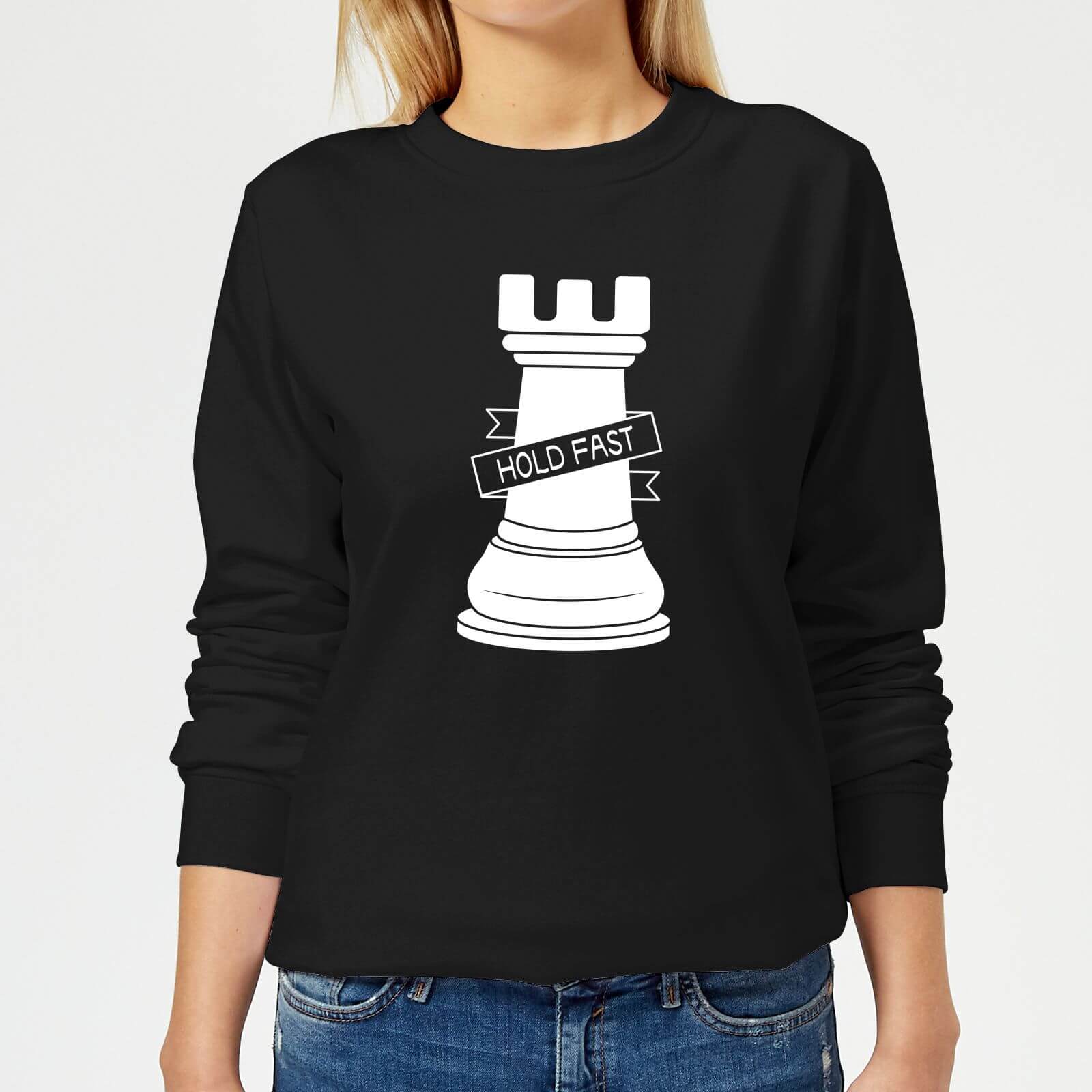 Rook Chess Piece Women's Sweatshirt - Black - XS - Black