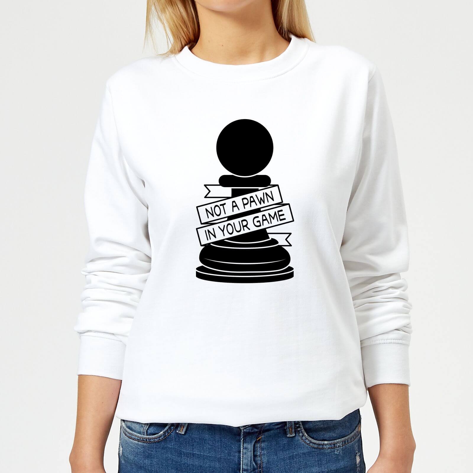 Pawn Chess Piece Women's Sweatshirt - White - XS - White