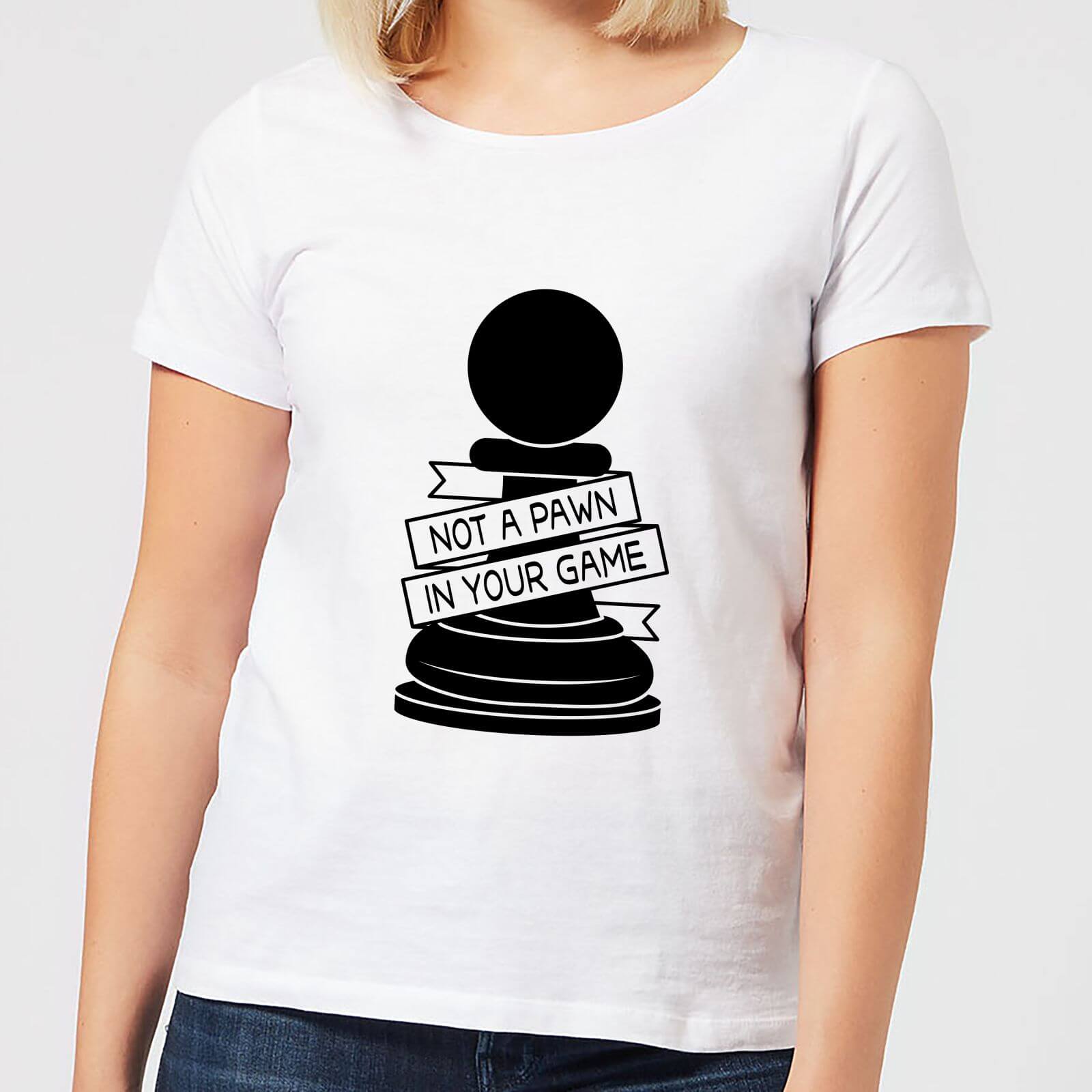 Pawn Chess Piece Women's T-Shirt - White - XL - White
