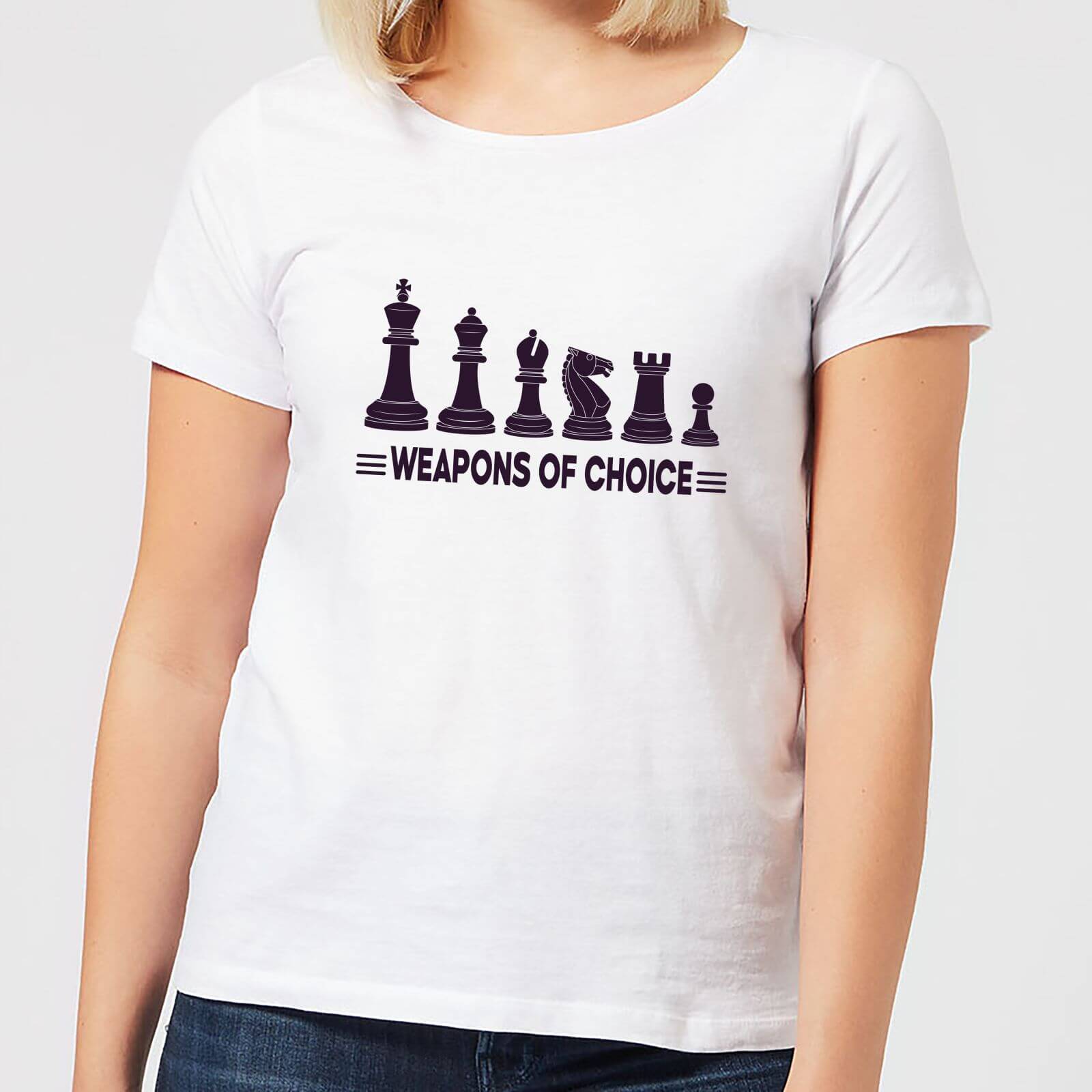 Weapons Of Choice Women's T-Shirt - White - S - White