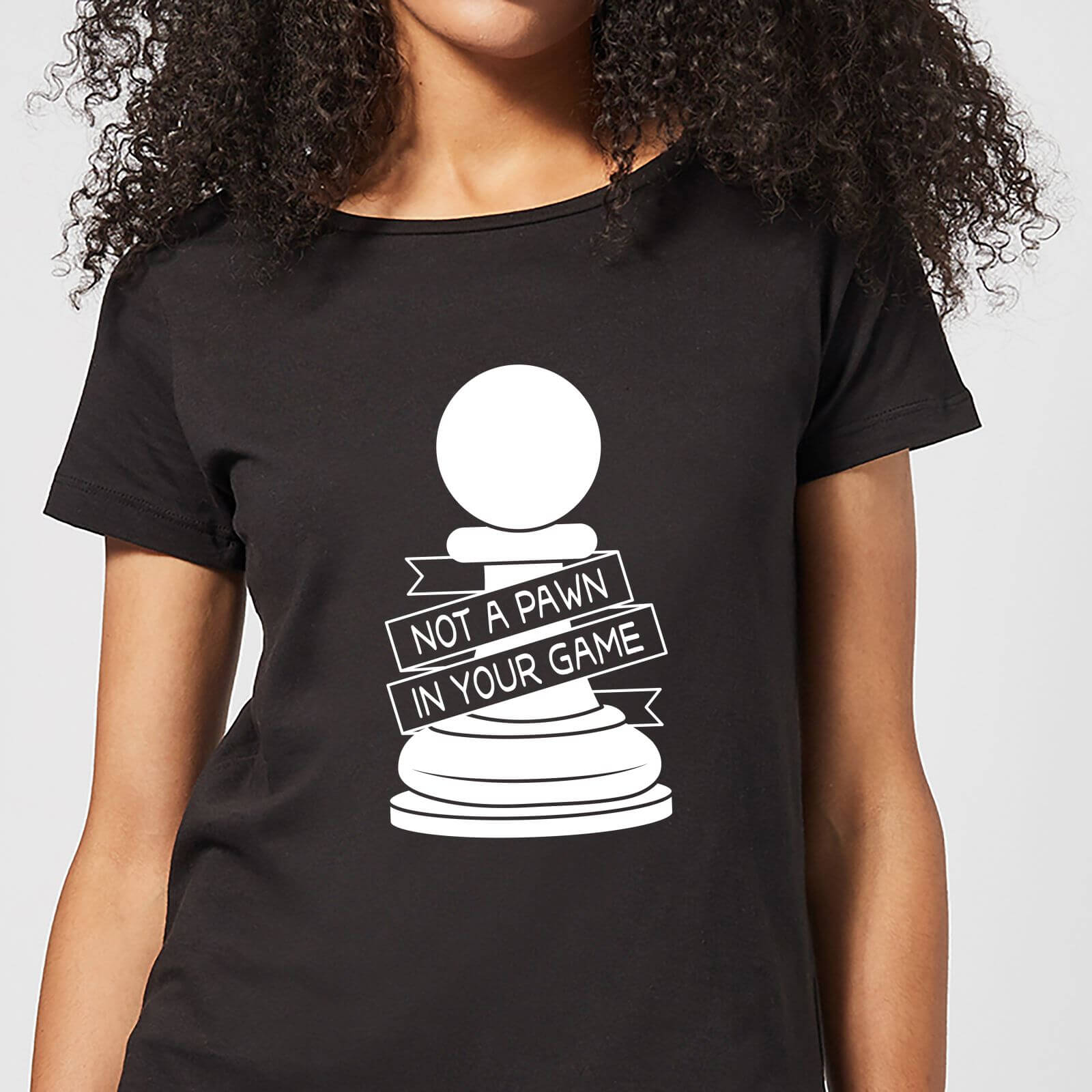 Pawn Chess Piece Women's T-Shirt - Black - S - Black