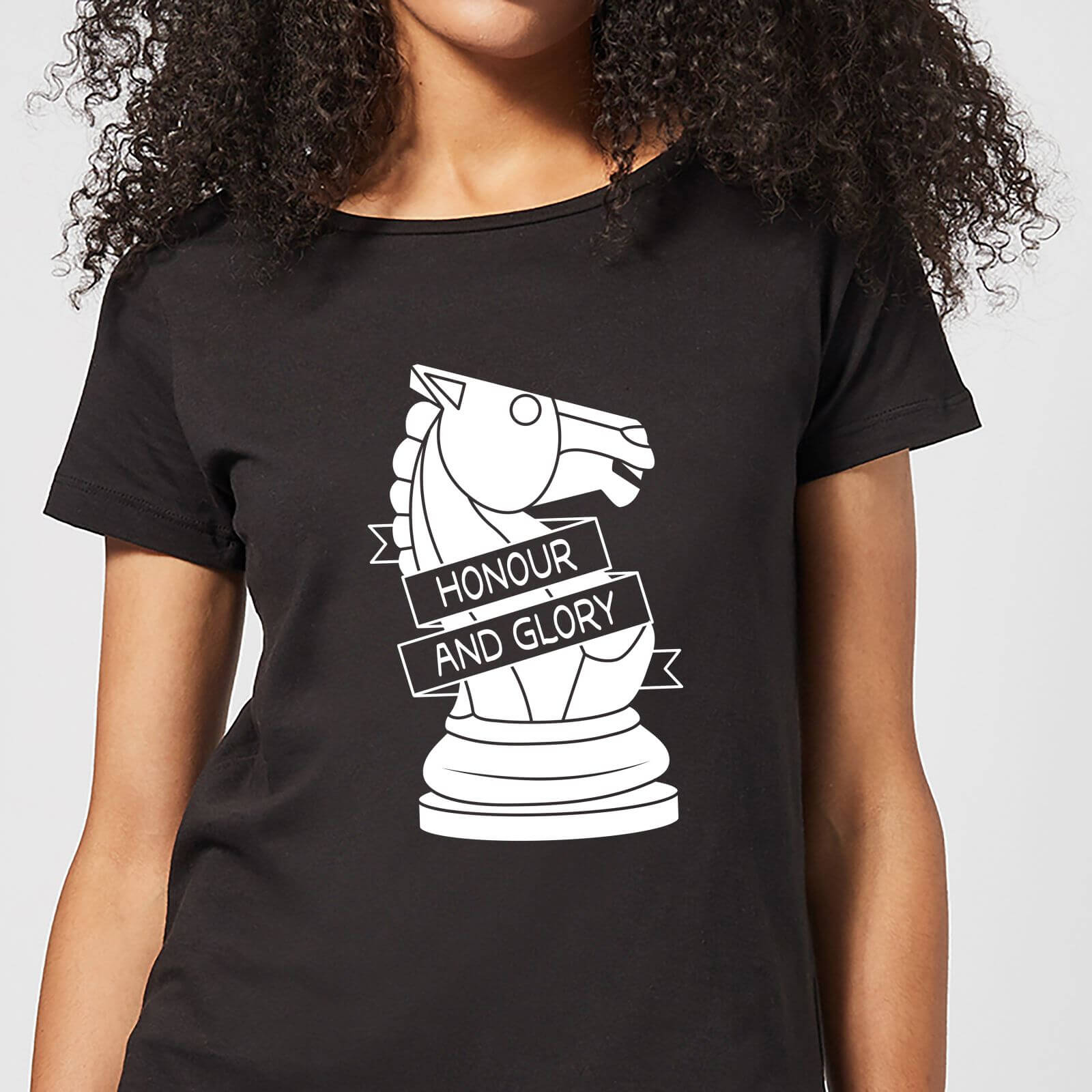 Knight Chess Piece Women's T-Shirt - Black - XXL - Black