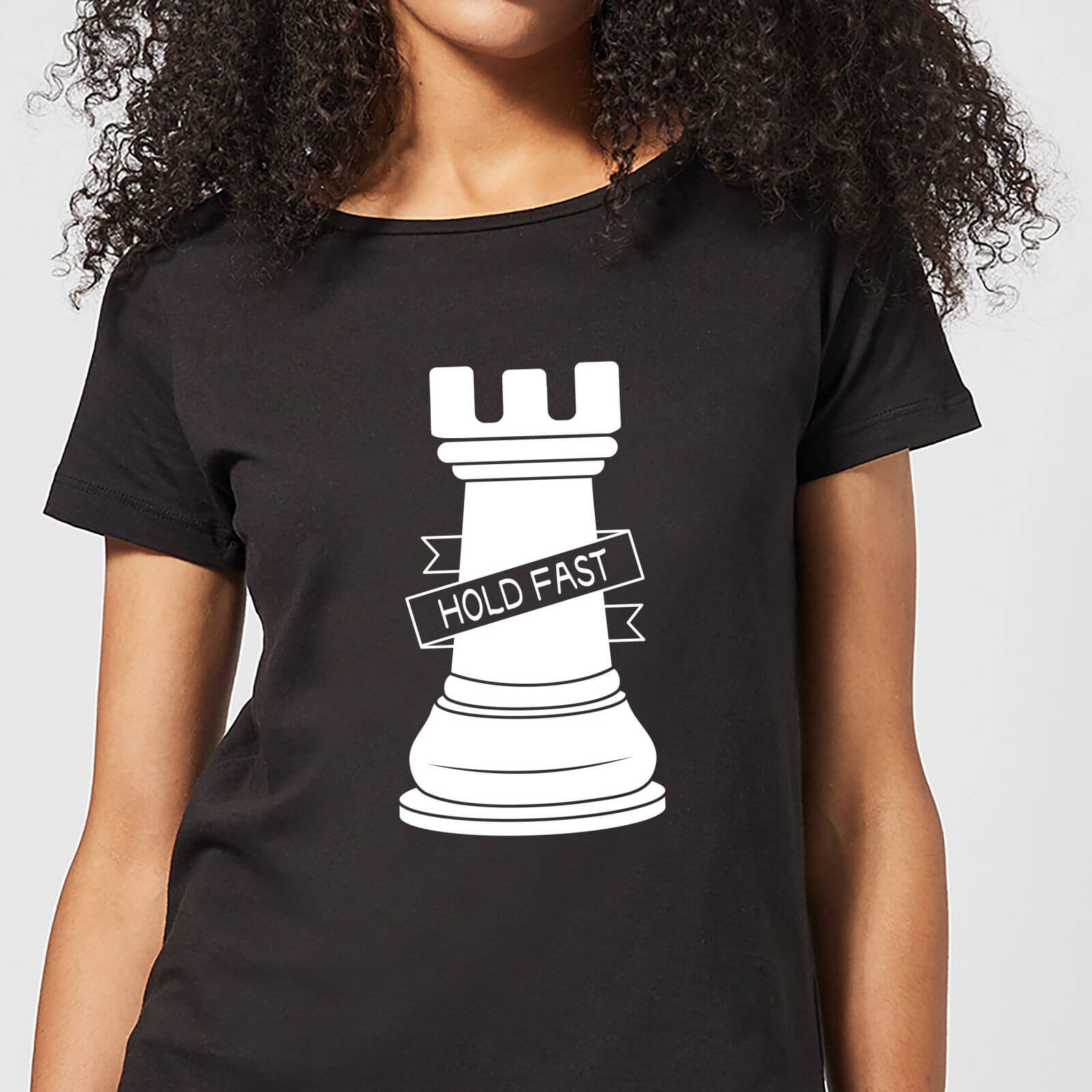 Rook Chess Piece Women's T-Shirt - Black - S - Black