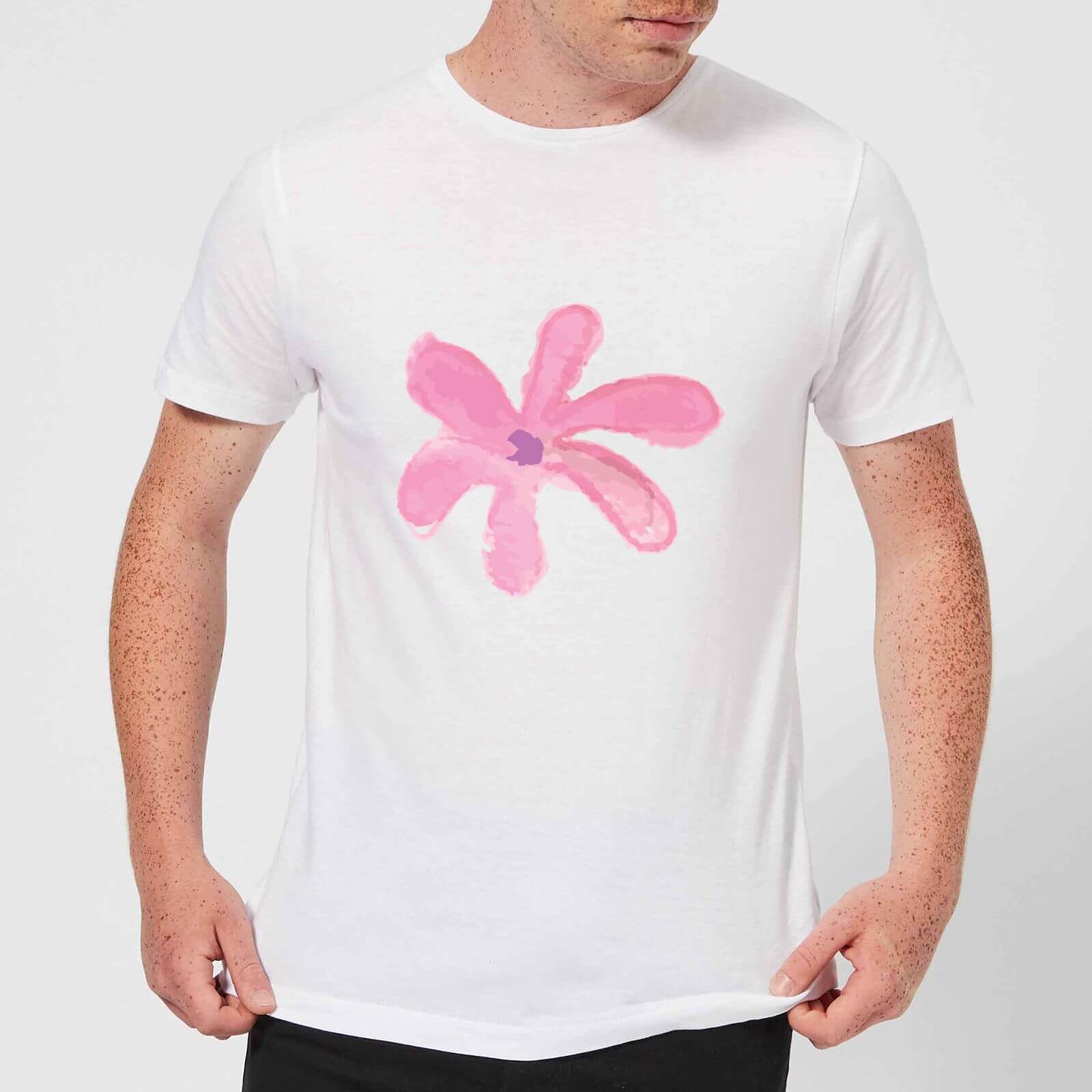 Flower 11 Men's T-Shirt - White - L - White