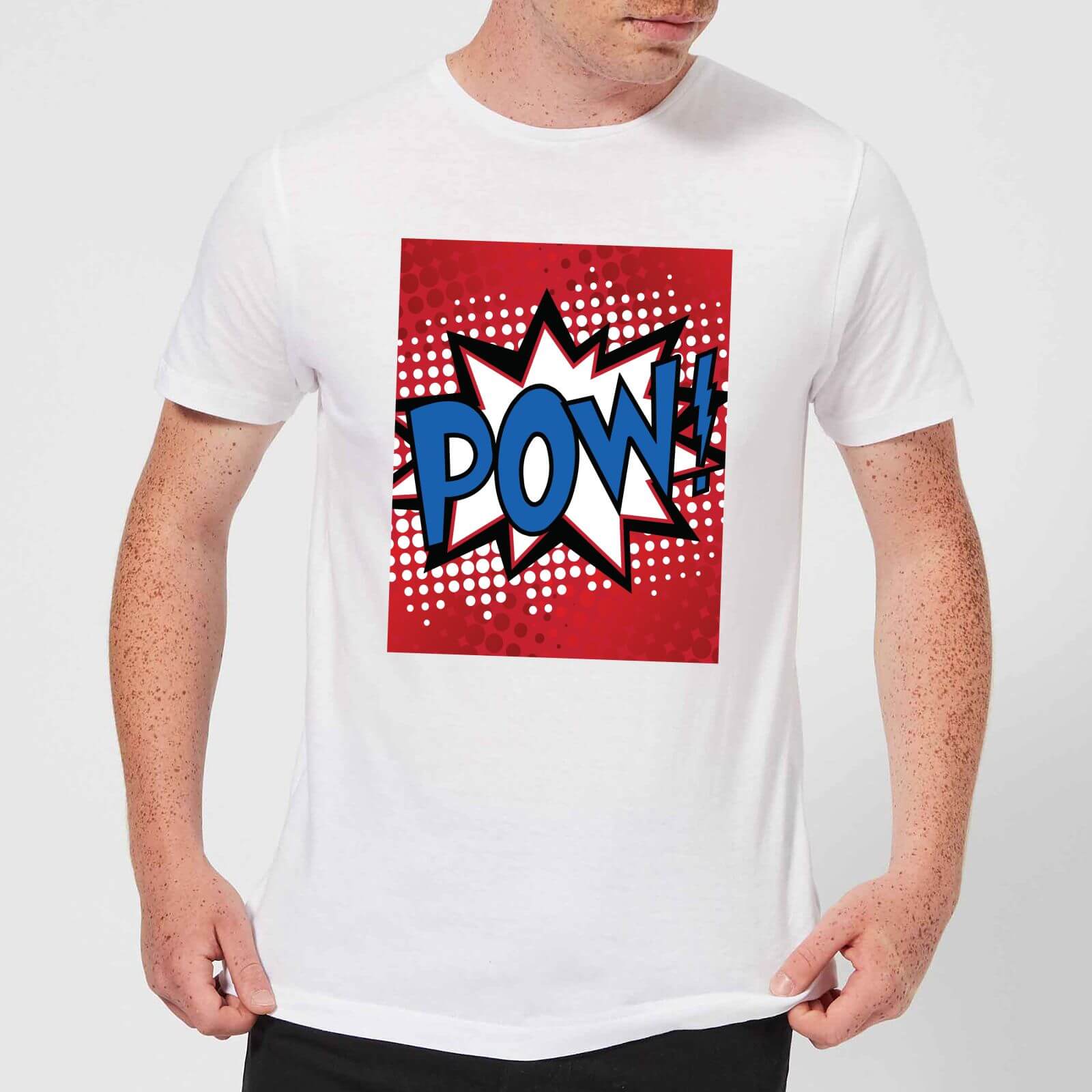 Pow! Men's T-Shirt - White - S - White