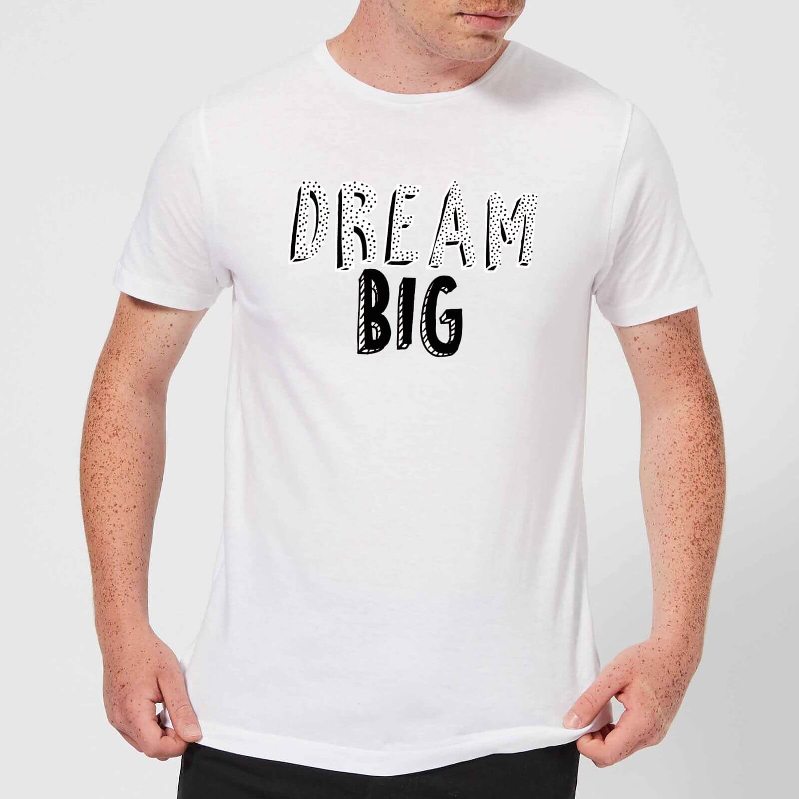 Dream Big Dark Men's T-Shirt - White - S - White