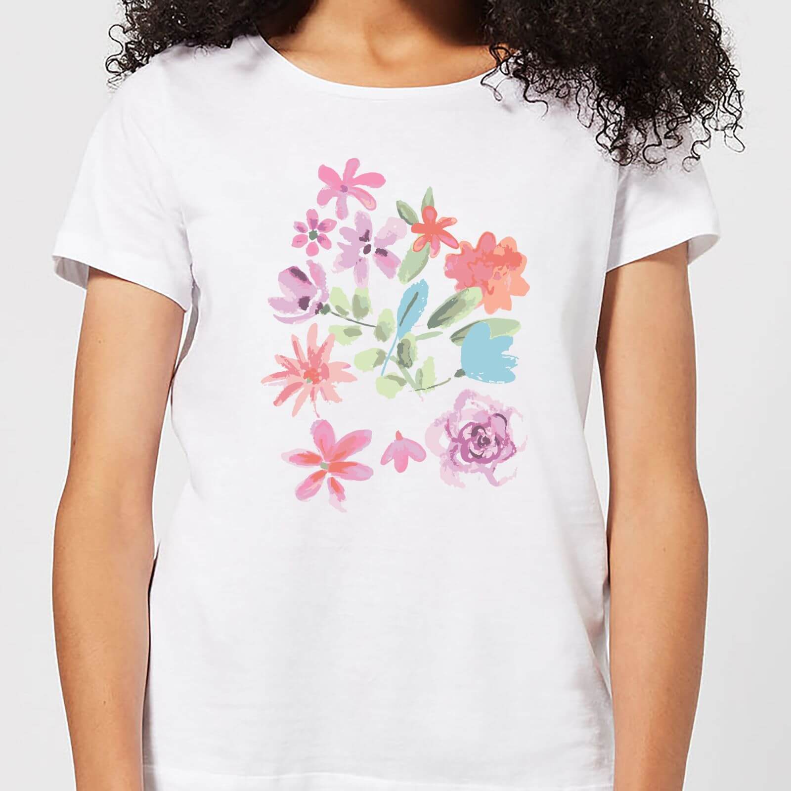 Flower Garden Women's T-Shirt - White - S - White