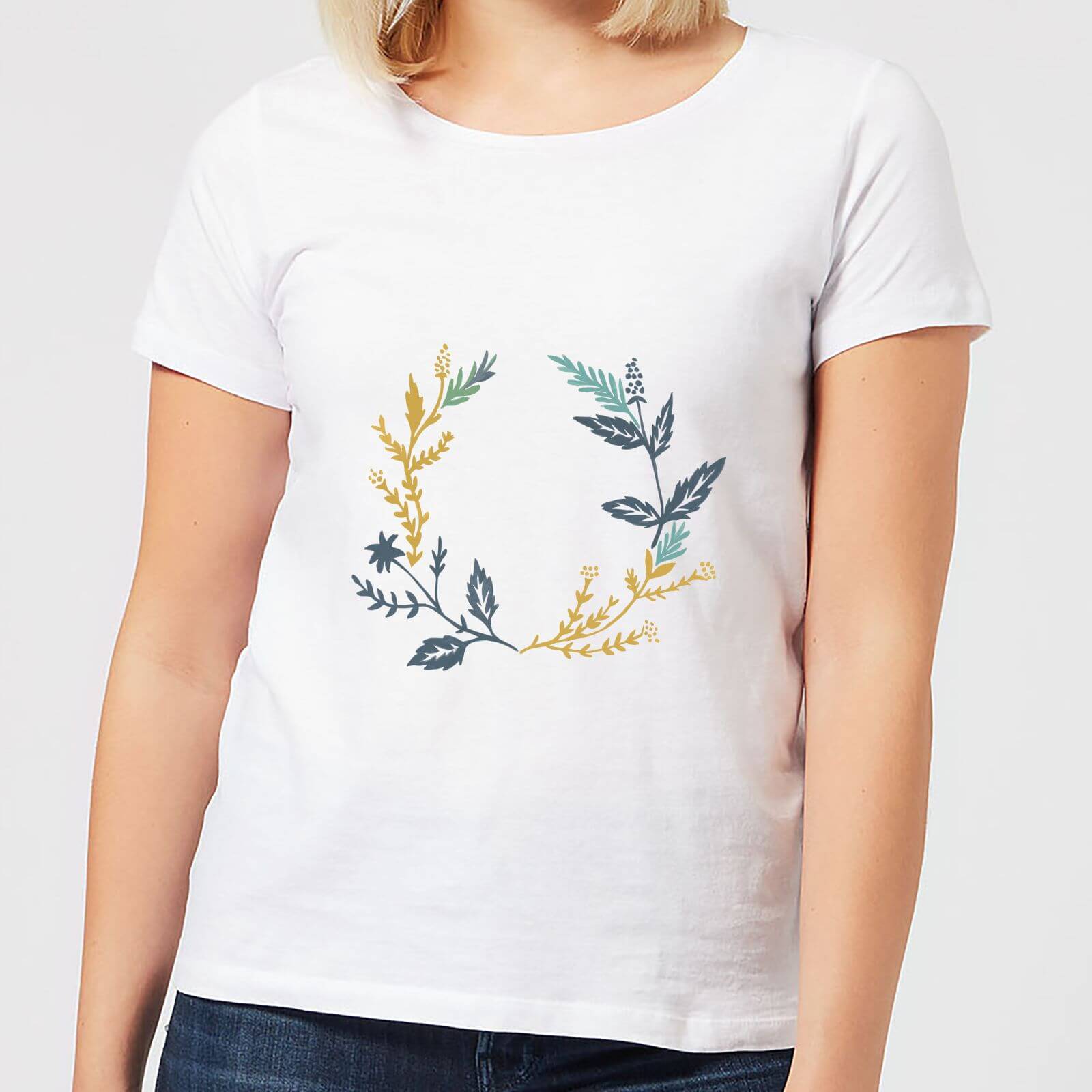 Leafy Reef Women's T-Shirt - White - S - White