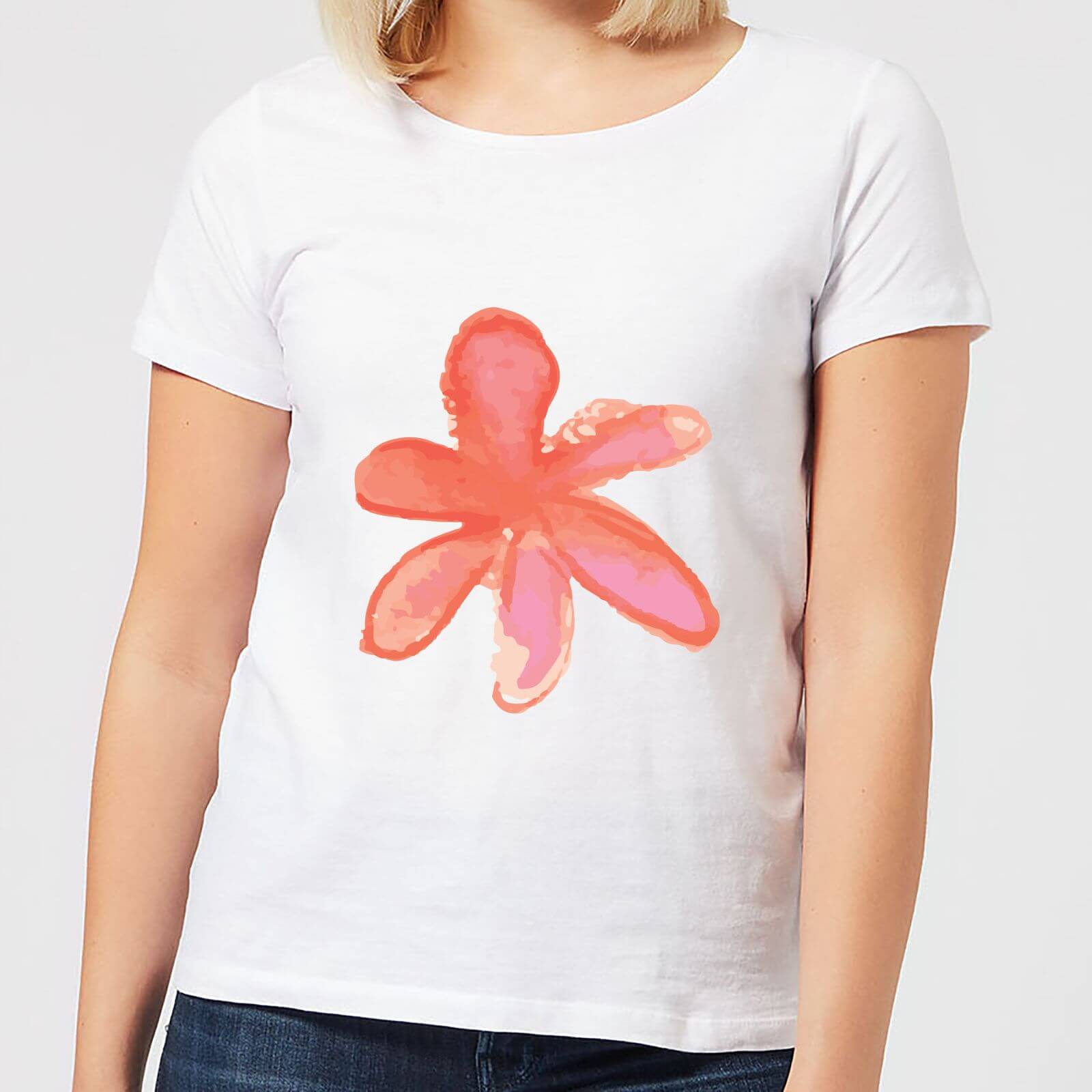 Flower 5 Women's T-Shirt - White - S - White