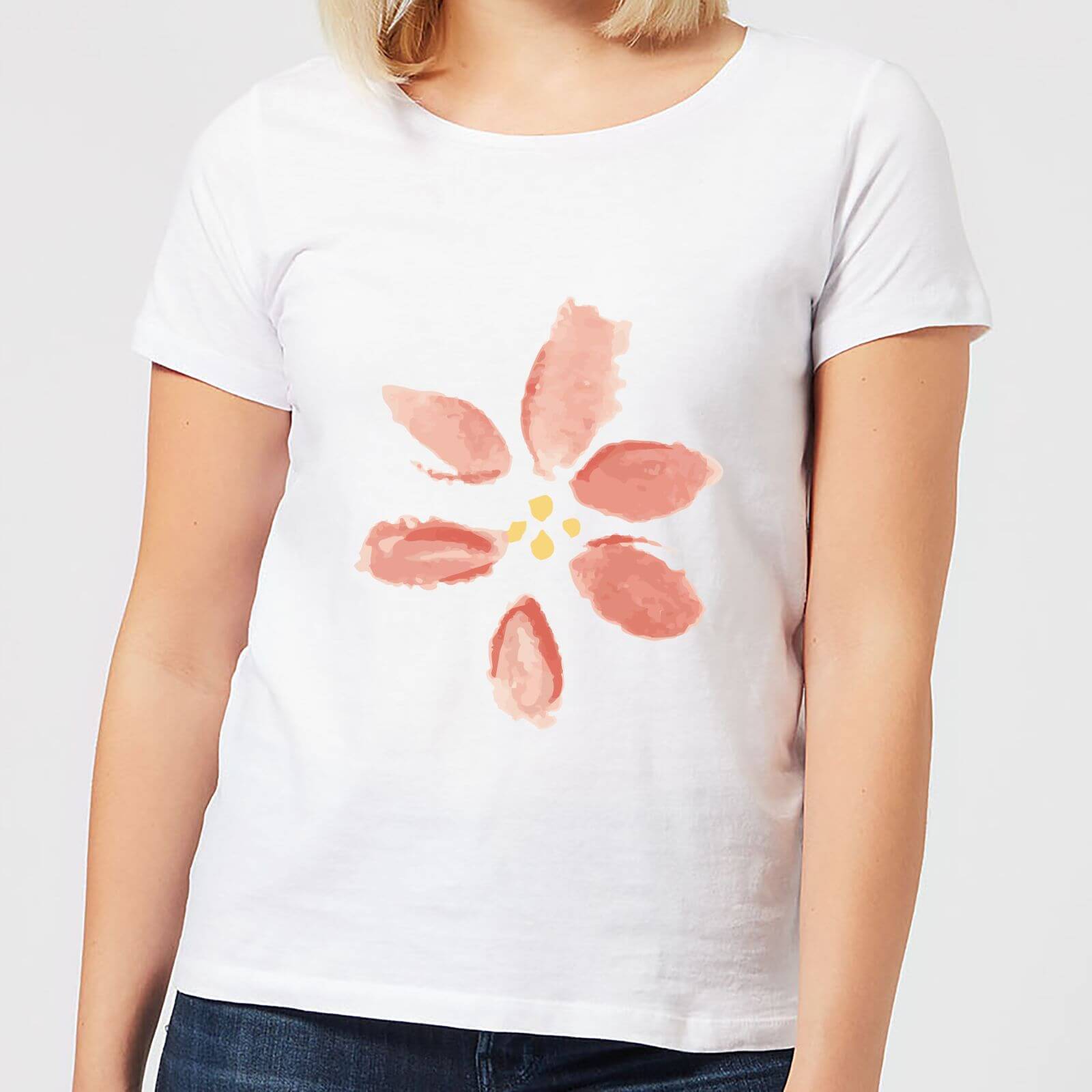 Flower 8 Women's T-Shirt - White - S - White