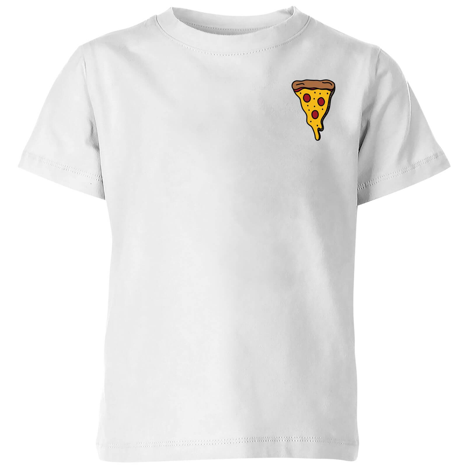 Cooking Small Pizza Slice Kids' T-Shirt - 7-8 Years - White