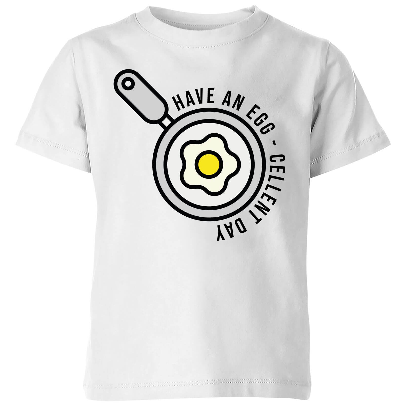 Cooking Have An Egg - Cellent Day Kids' T-Shirt - 3-4 Years - White