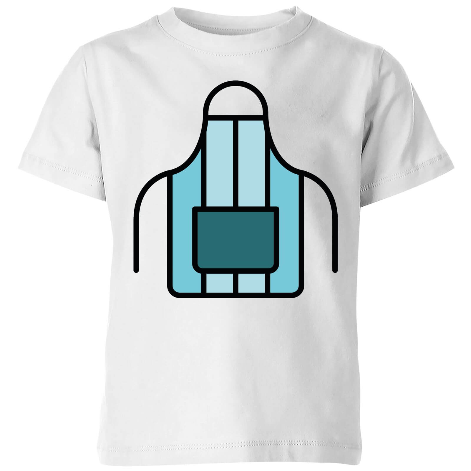 Cooking Apron Kids' T-Shirt - 7-8 Years - White