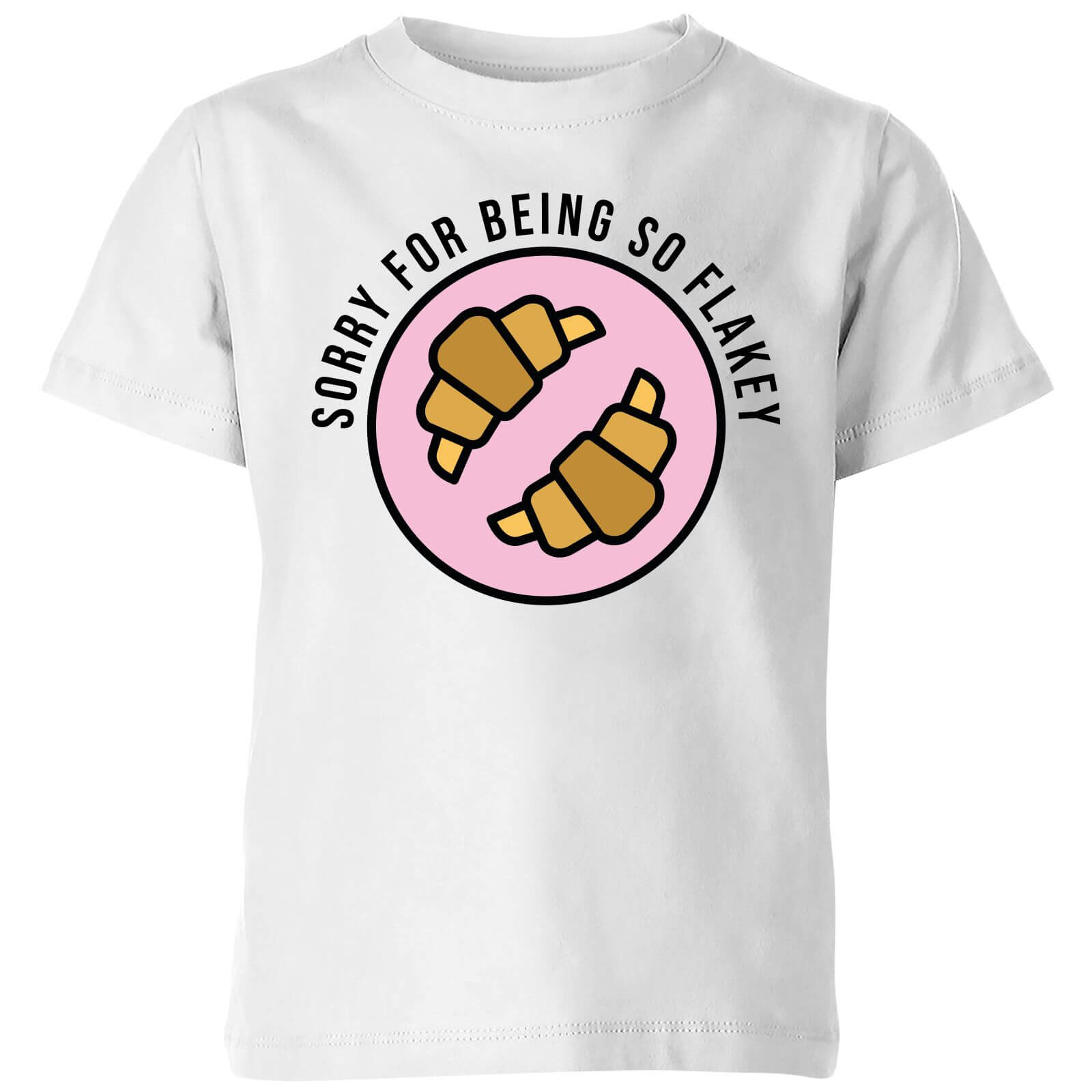 Cooking Sorry For Being So Flakey Kids' T-Shirt - 3-4 Years - White
