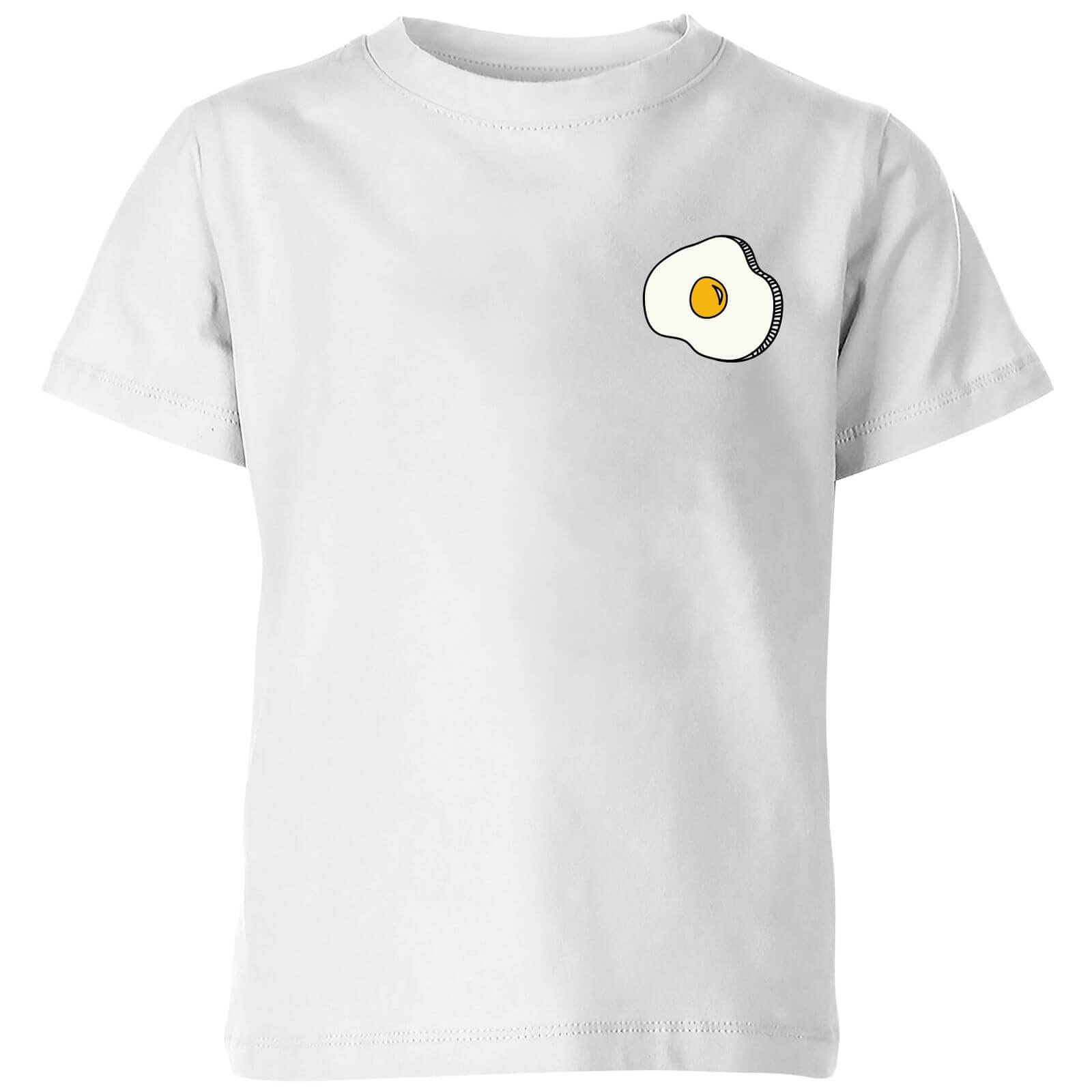 Cooking Small Fried Egg Kids' T-Shirt - 3-4 Years - White