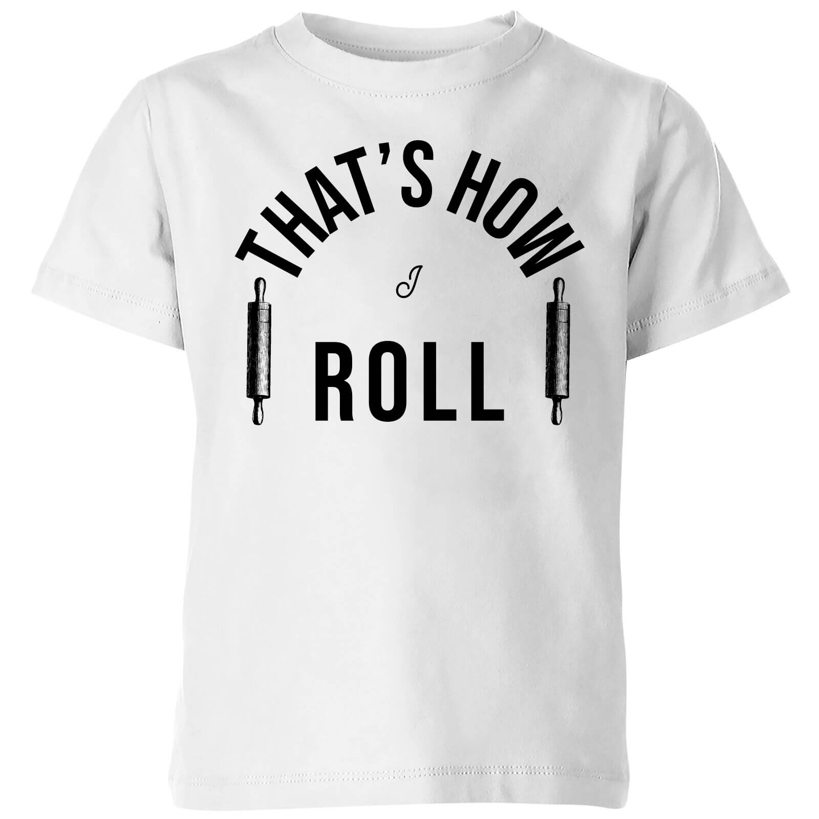 Cooking That's How I Roll Kids' T-Shirt - 3-4 Years - White