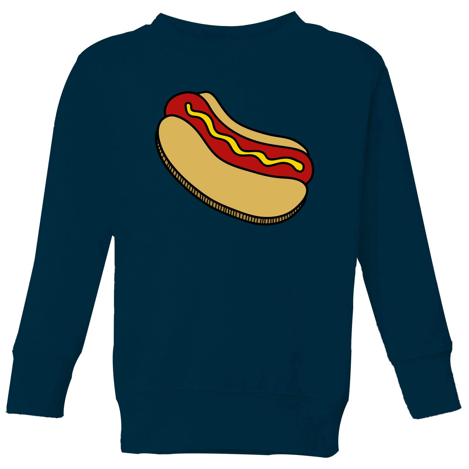 Cooking Hot Dog Kids' Sweatshirt - 9-10 Years - Navy