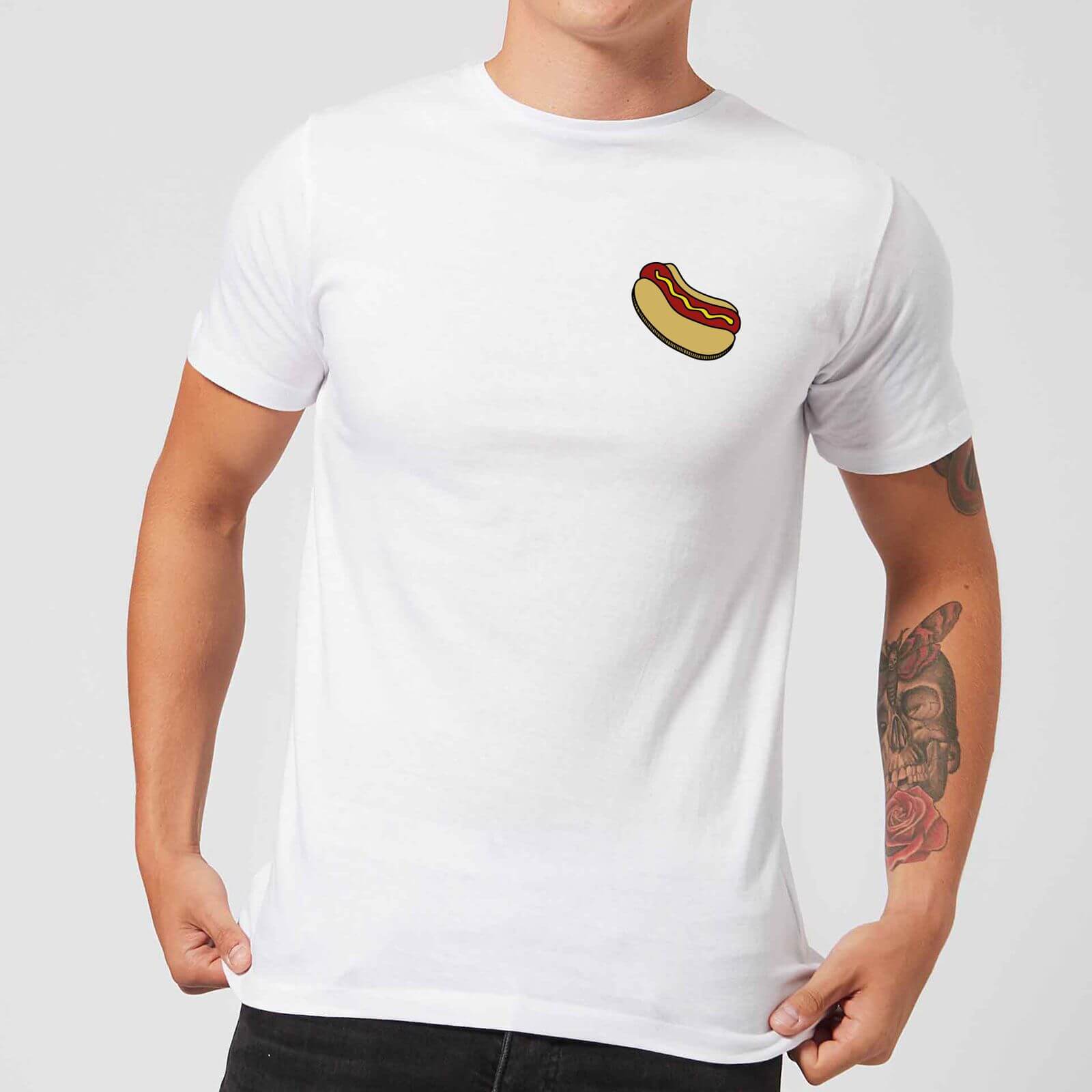 Cooking Small Hot Dog Men's T-Shirt - 5XL - White