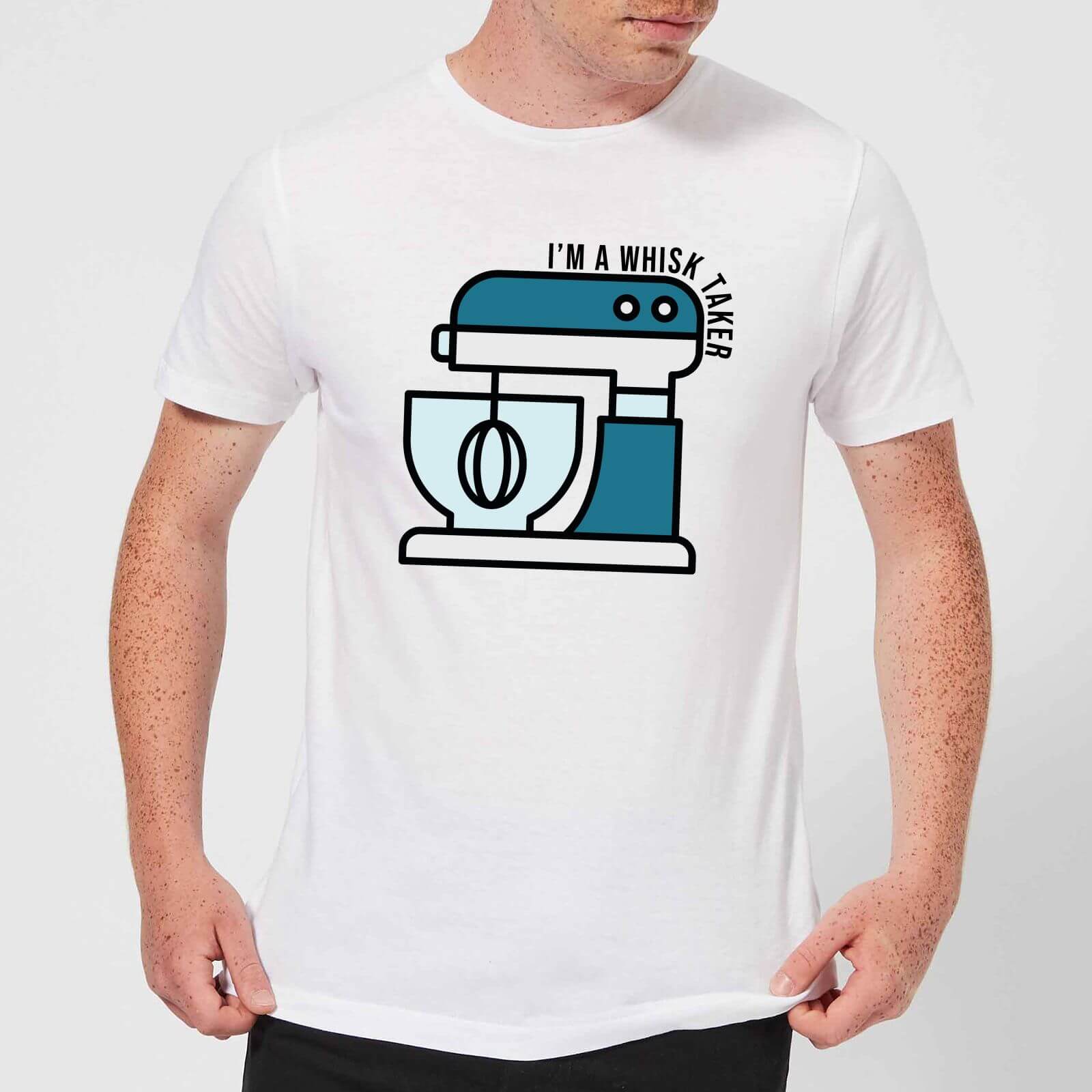 Cooking I'm A Whisk Taker Men's T-Shirt - S - White