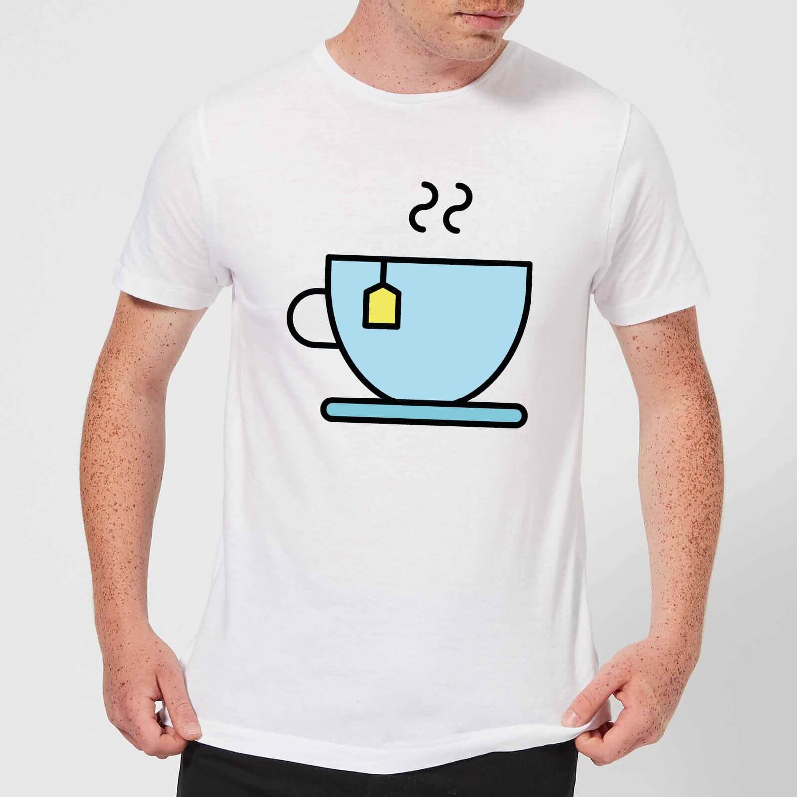 Cooking Cup Of Tea Men's T-Shirt - M - White