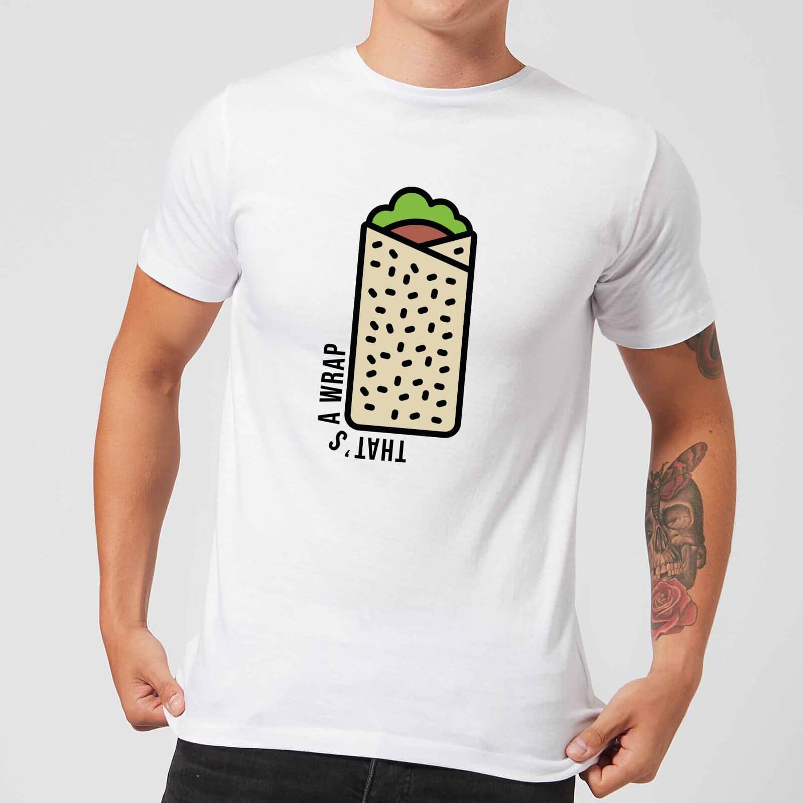 Cooking That's A Wrap Men's T-Shirt - 5XL - White