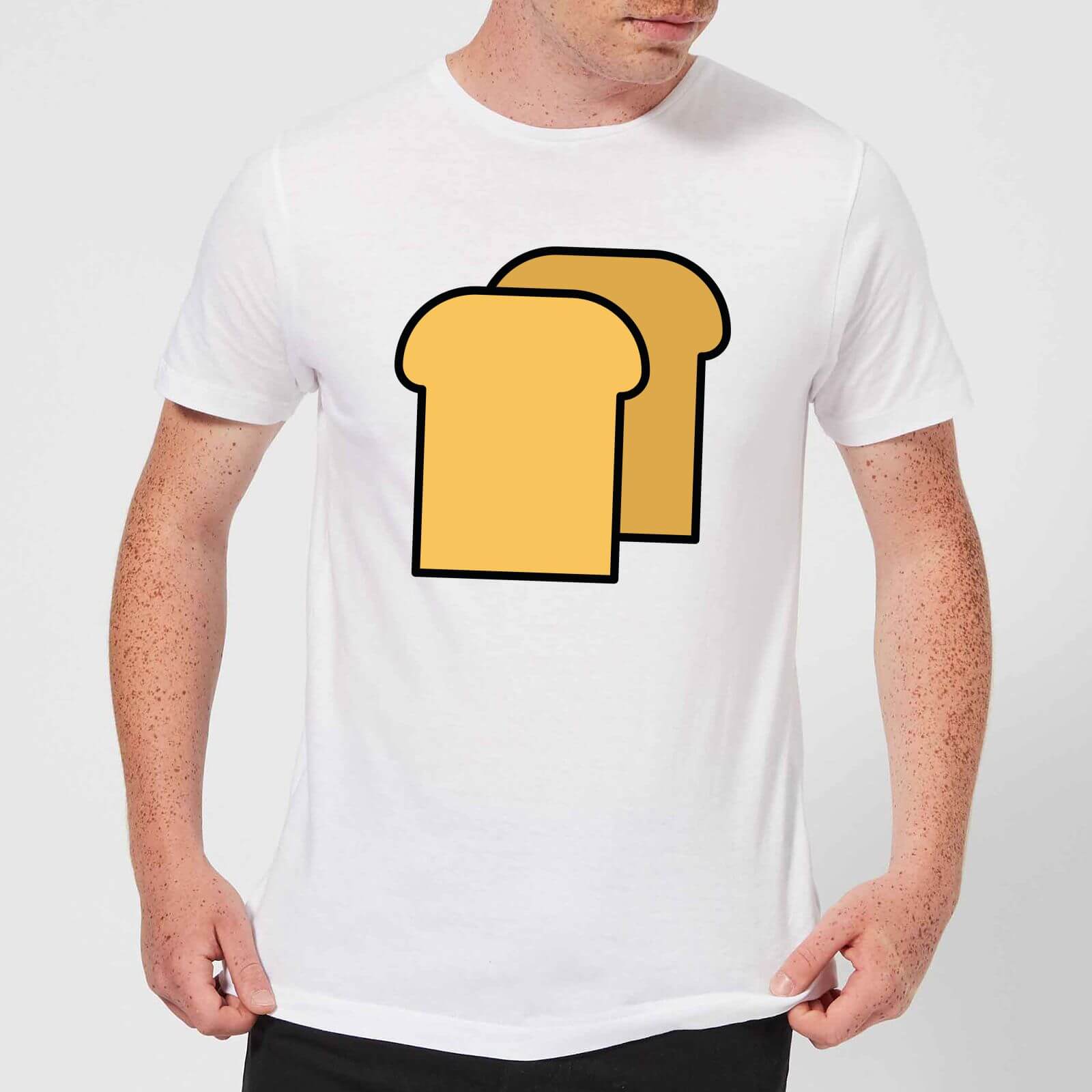 Cooking Toast Men's T-Shirt - S - White