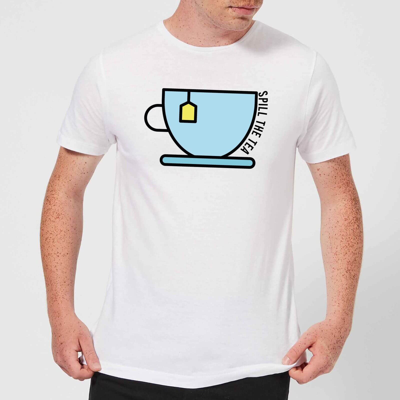 Cooking Spill The Tea Men's T-Shirt - S - White