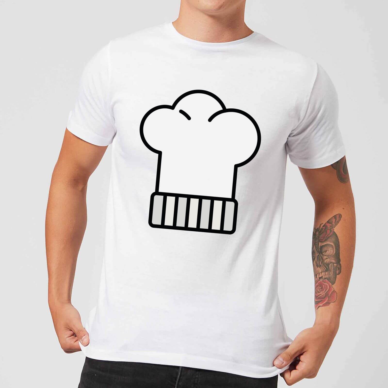 Cooking Chefs Hat Men's T-Shirt - XXL - White