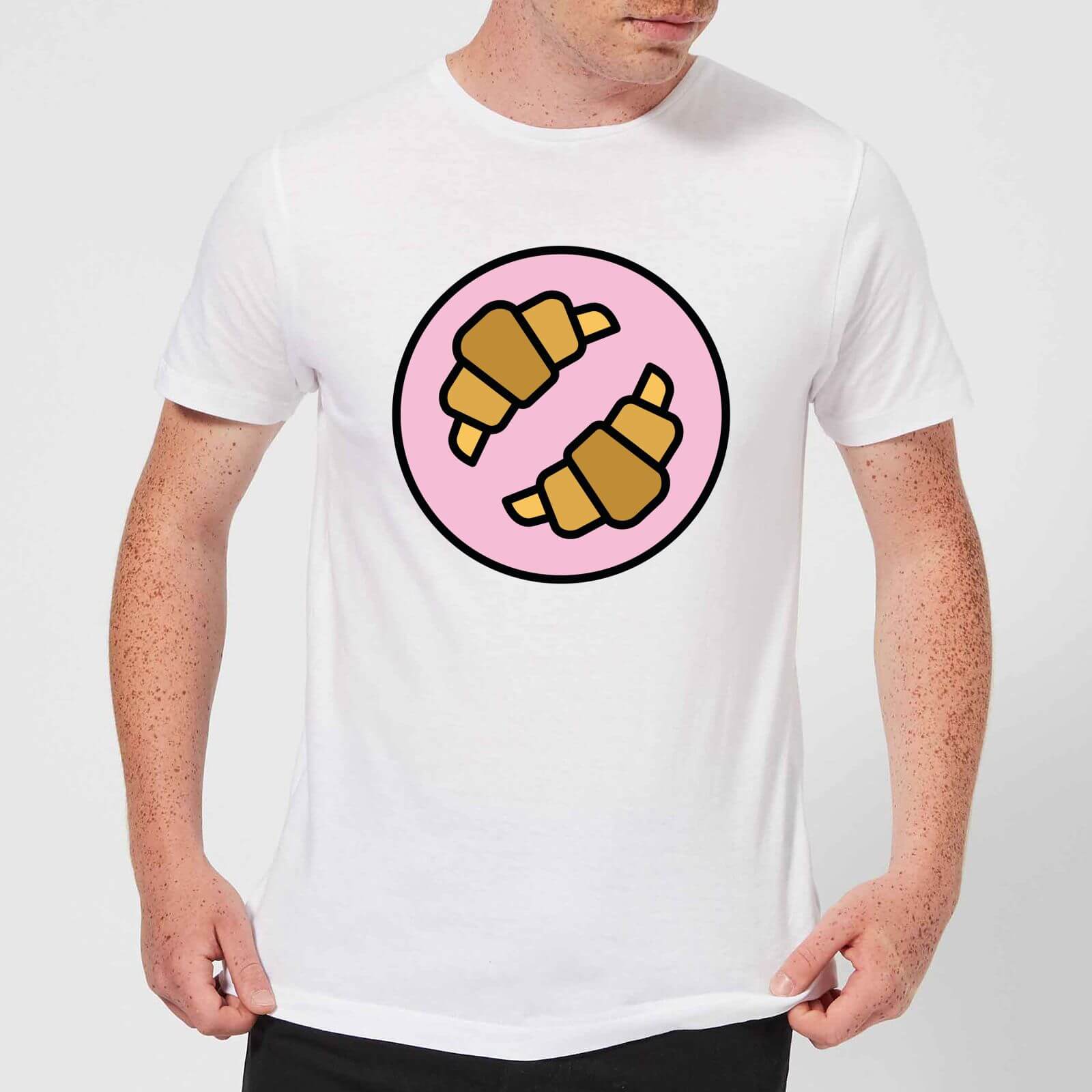 Cooking Croissants Men's T-Shirt - S - White