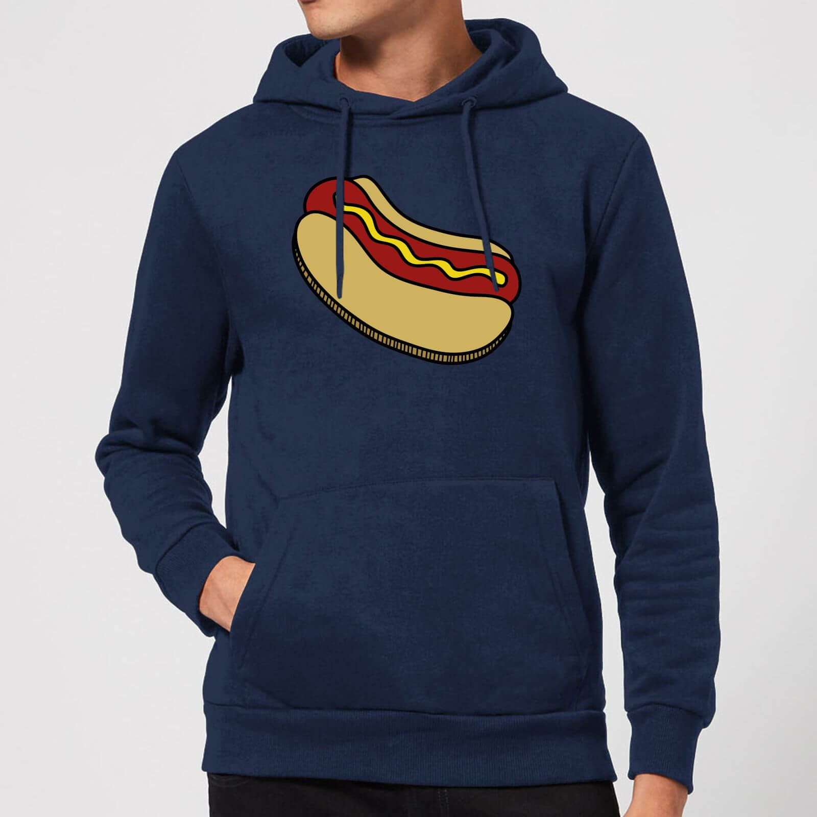 Cooking Hot Dog Hoodie - S - Navy