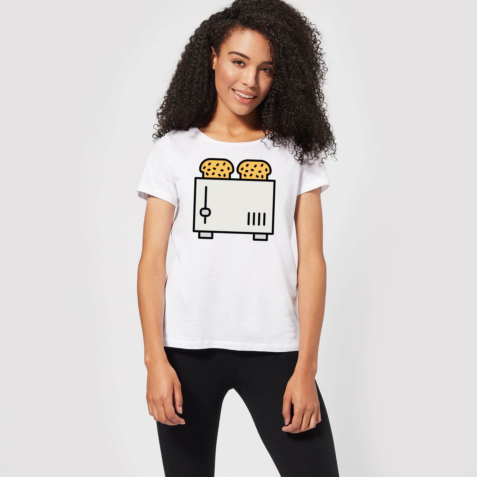 Cooking Toast In The Toaster WoT-Shirt | S | Weiß| Damen