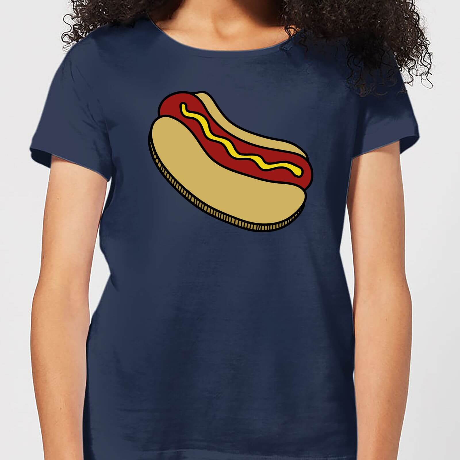 Cooking Hot Dog Women's T-Shirt - M - Navy