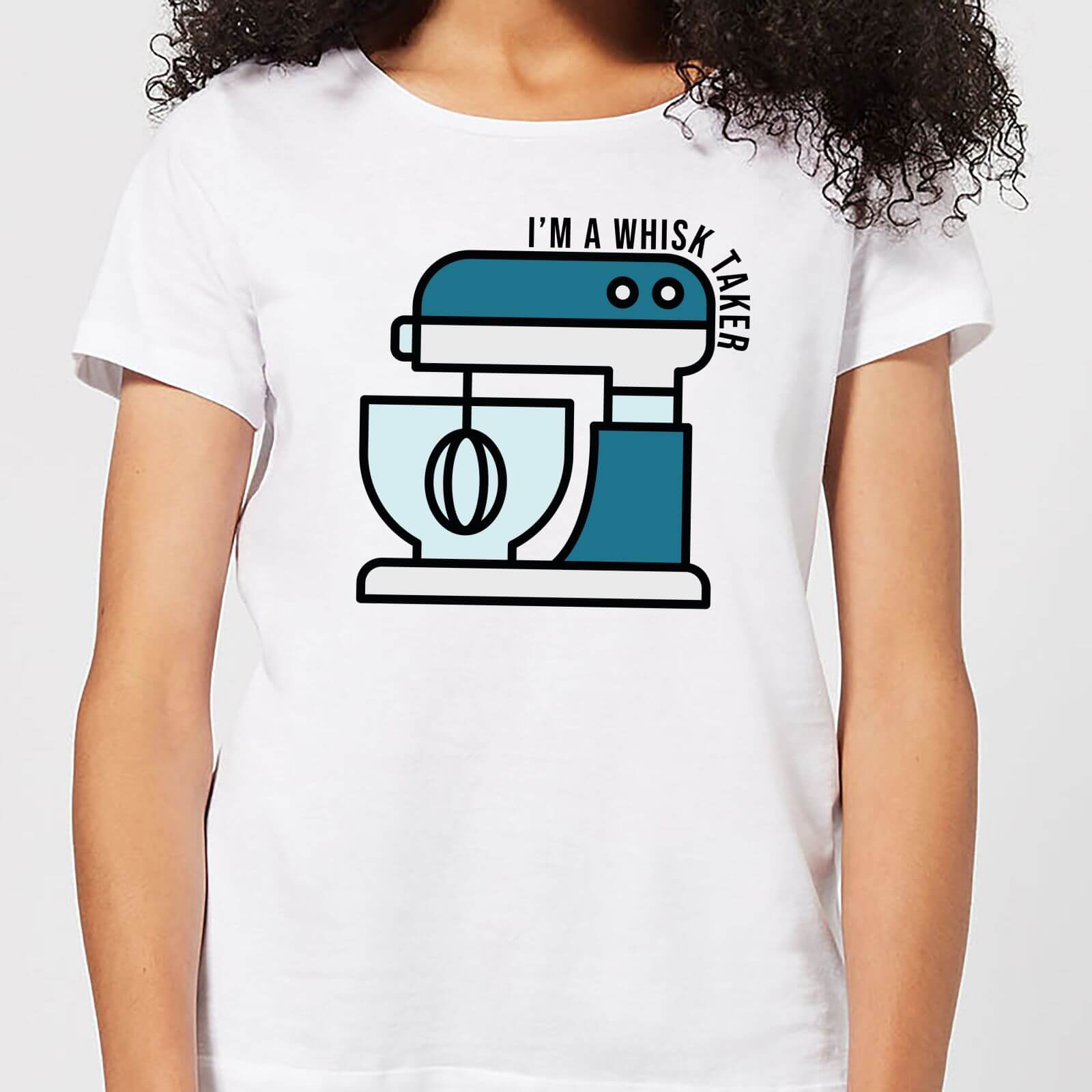 Cooking I'm A Whisk Taker Women's T-Shirt - L - White