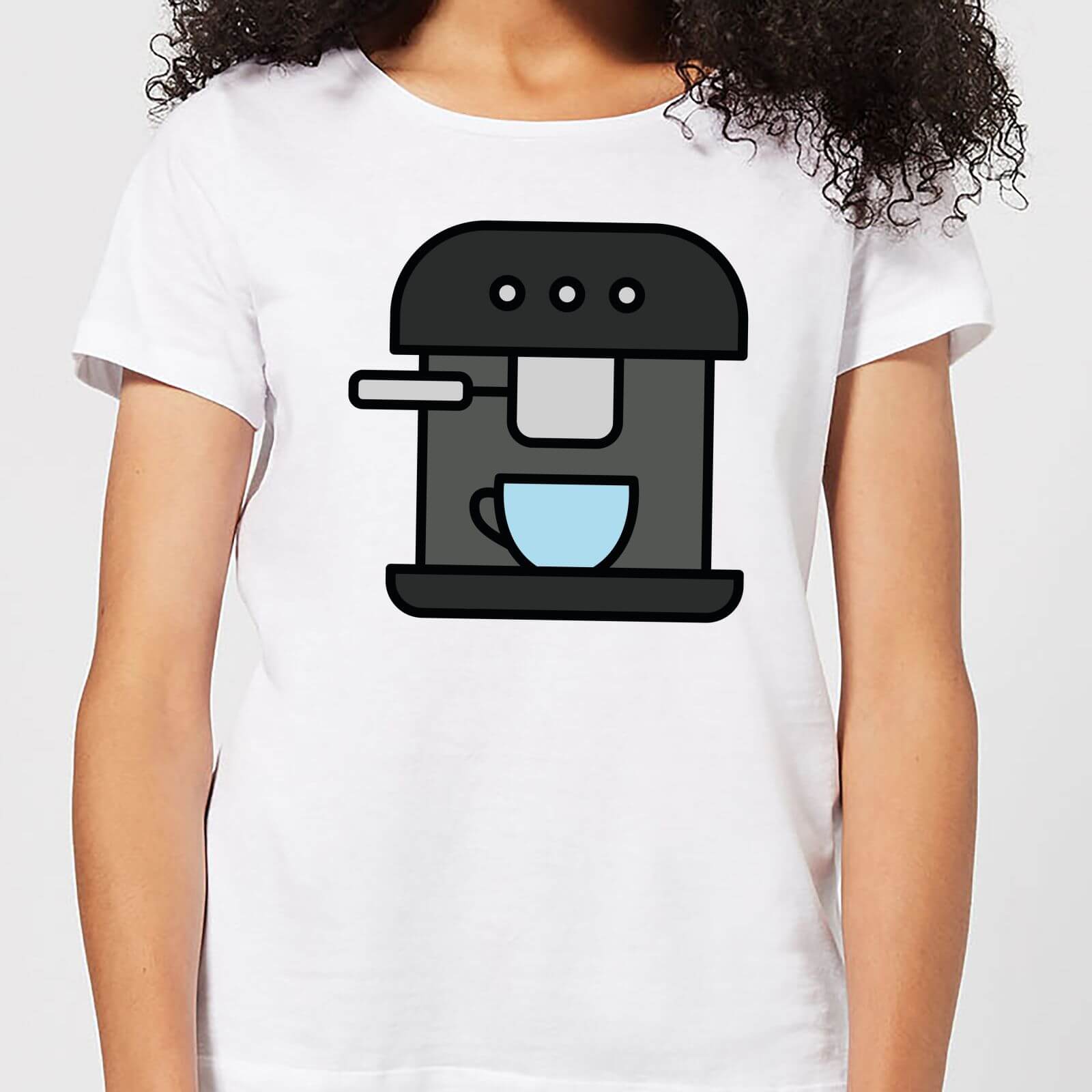 Cooking Coffee Machine Women's T-Shirt - M - White