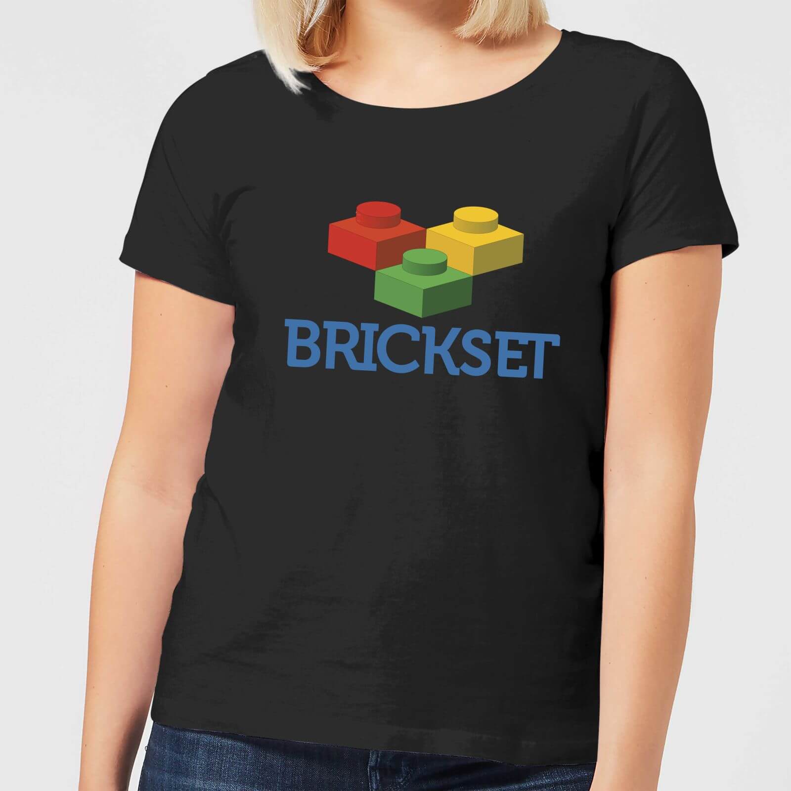 Brickset Logo Women's T-Shirt - Black - S - Black