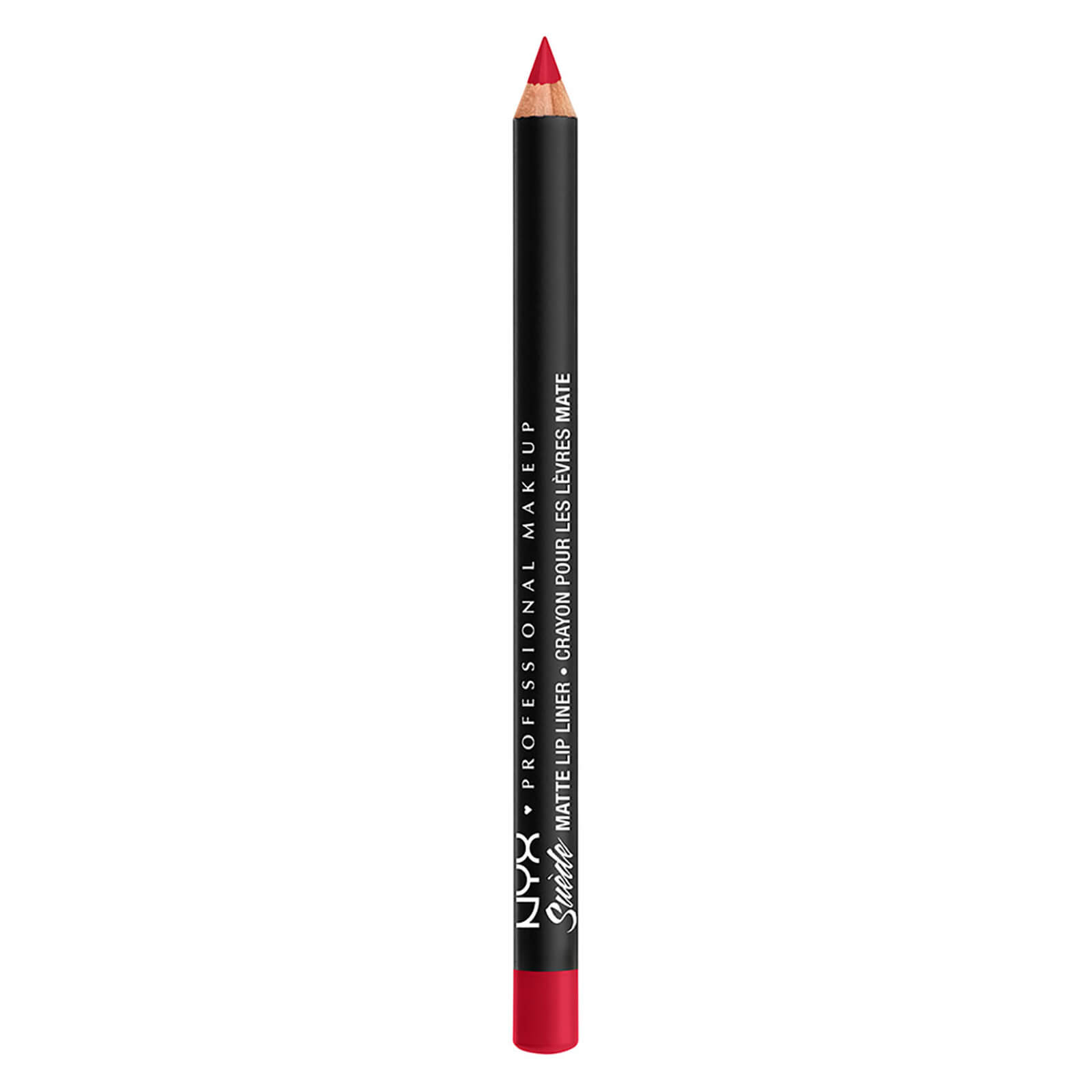 NYX Professional Makeup Suede Matte Lip Liner 1g (Various Shades) - Spicy - True Red