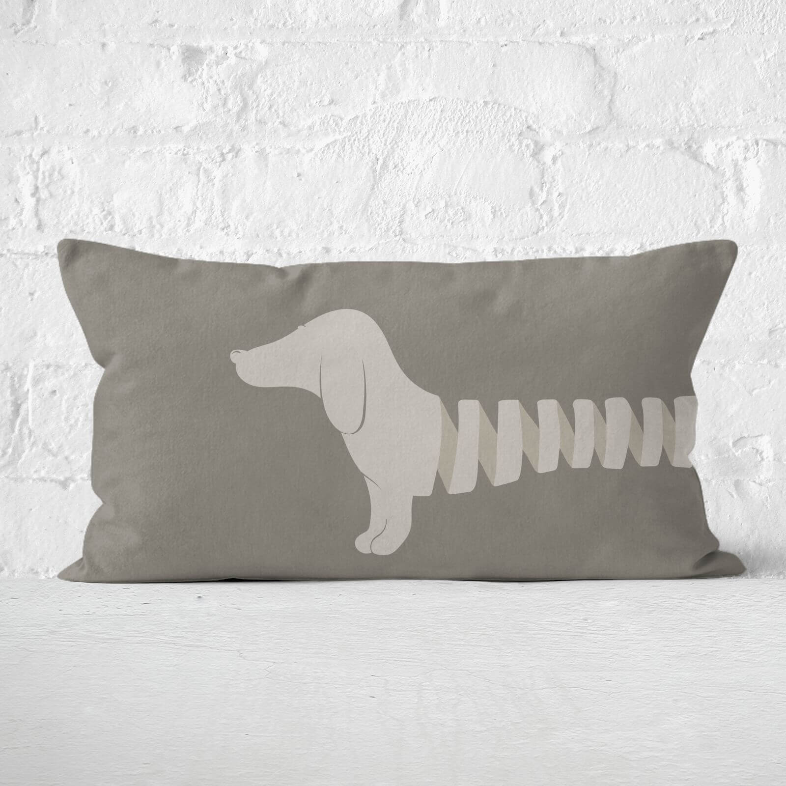Long Sausage Dog Front Legs Rectangular Cushion - Soft Touch